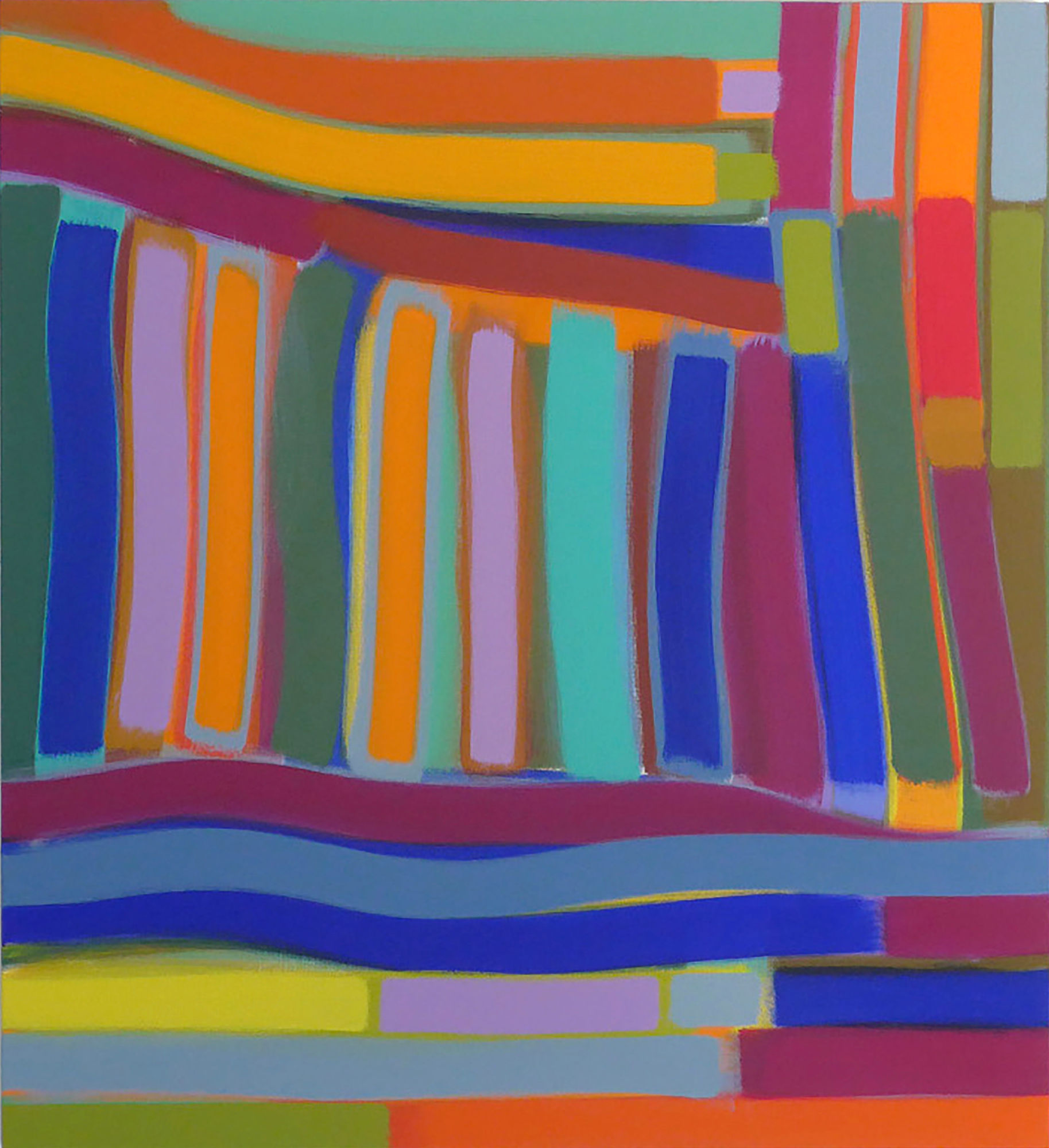 Greg Goldberg, Broken Brushstroke #5, 2020-2021