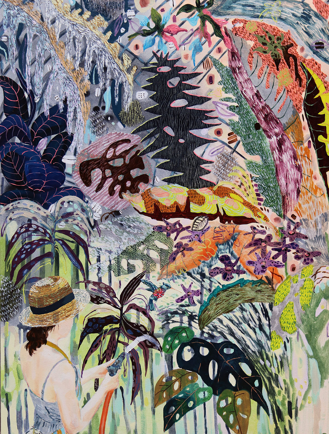 Melanie Daniel, Spraying