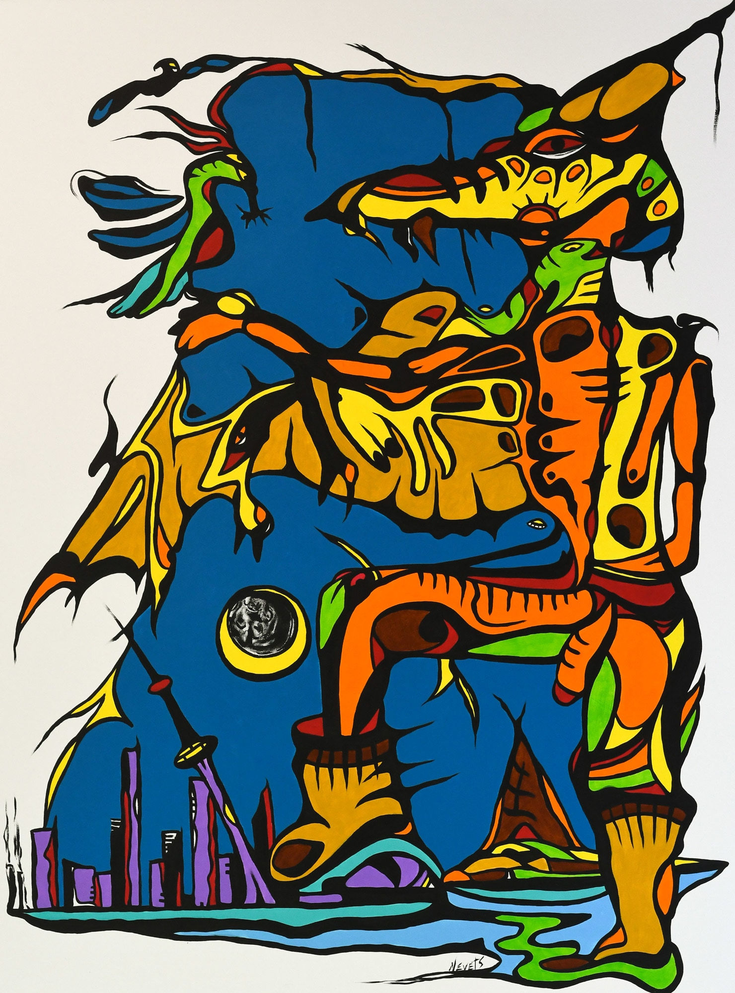 Steven Brunelle, Twenty First Century Wendigo, 2023