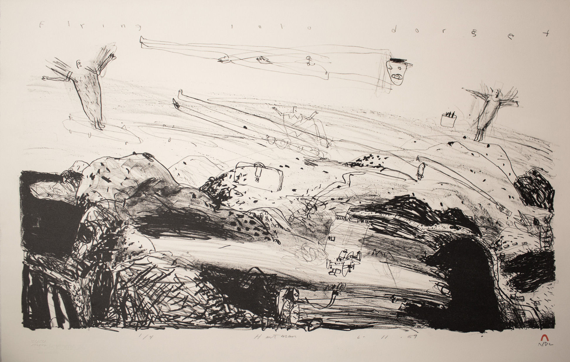 John Hartman, Flying into Dorset, 1989