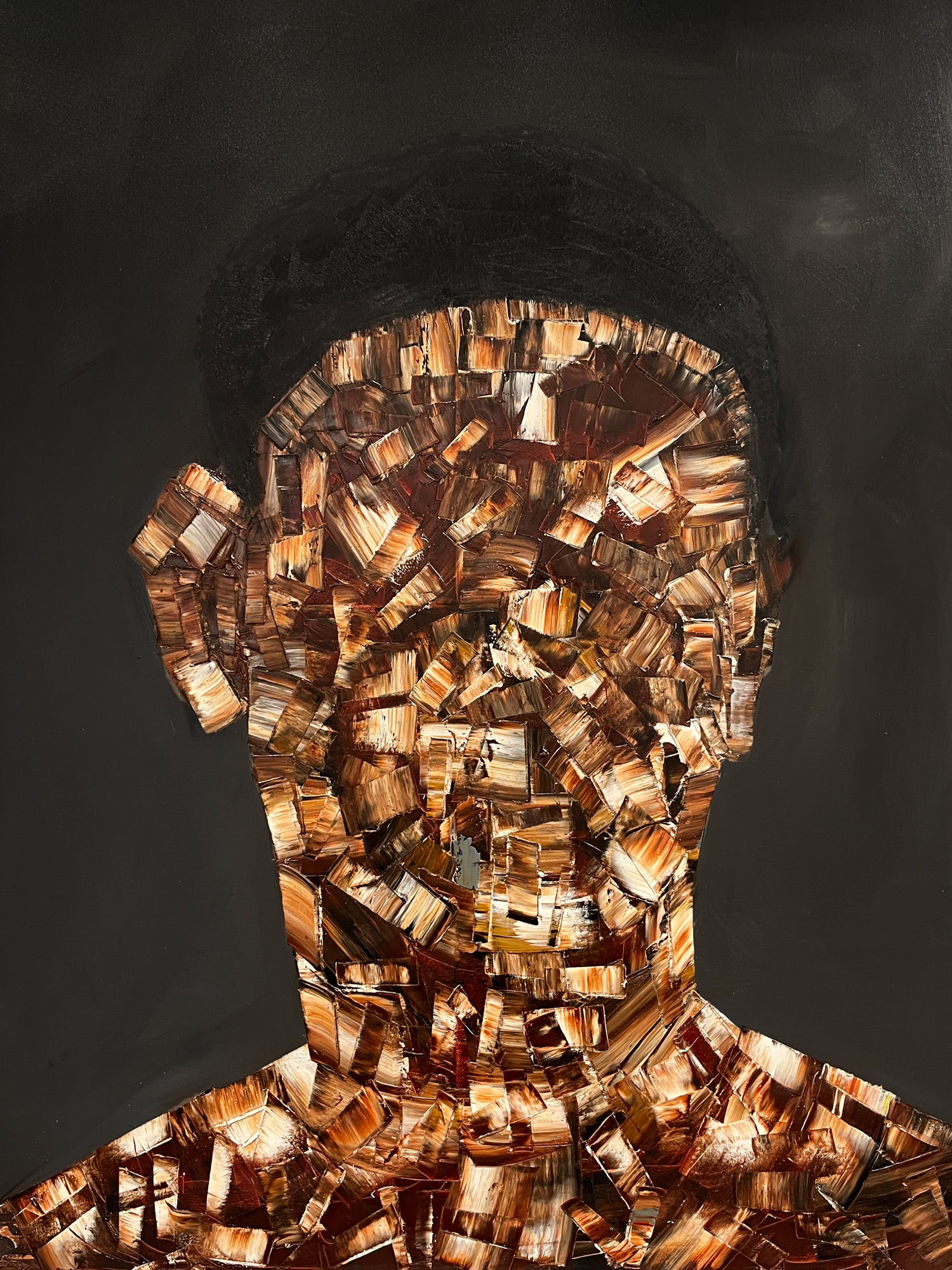 Moses Salihou, Homme (Portrait 2), 2023