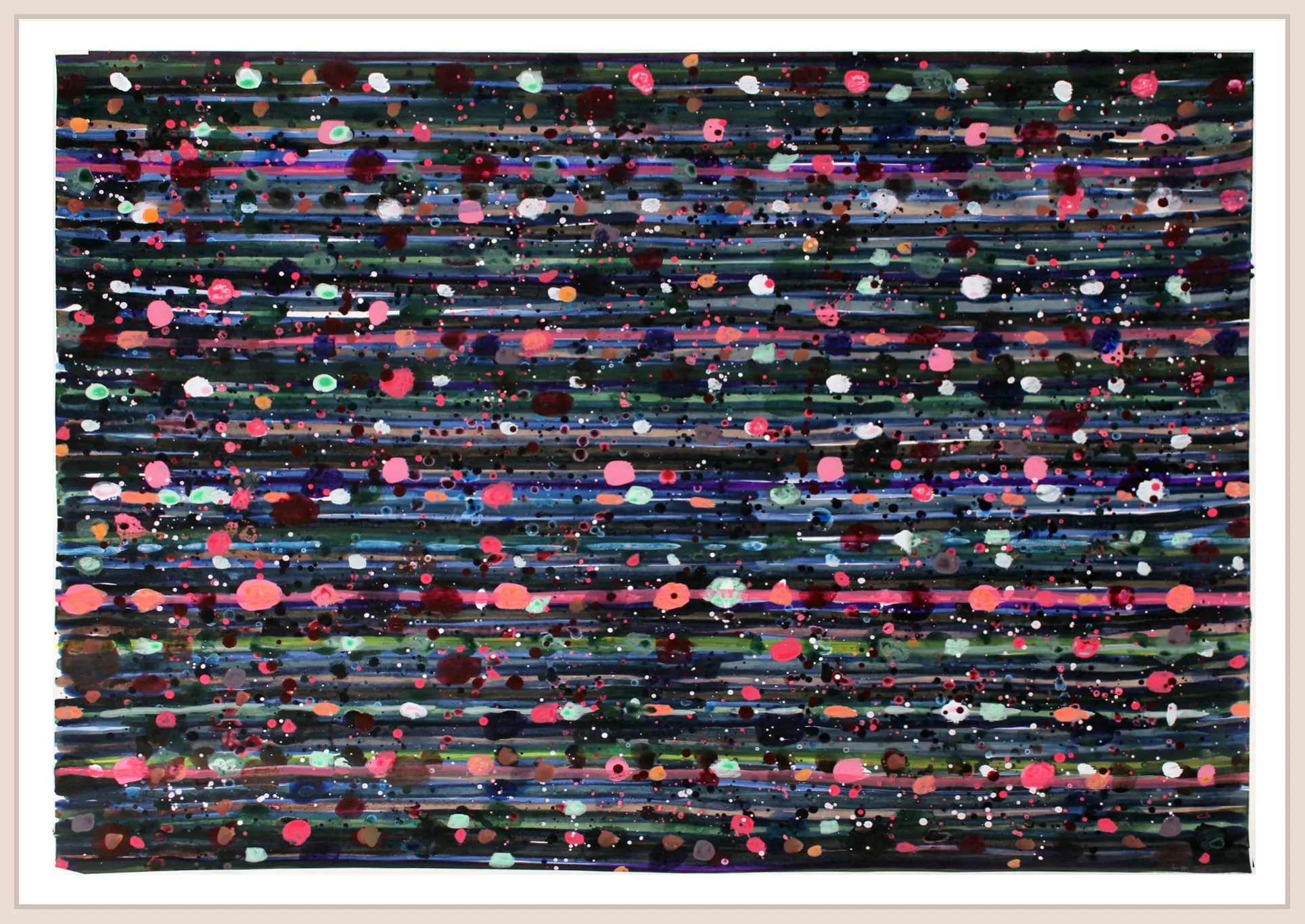 Landon Mackenzie, Blue Niagara, 2020