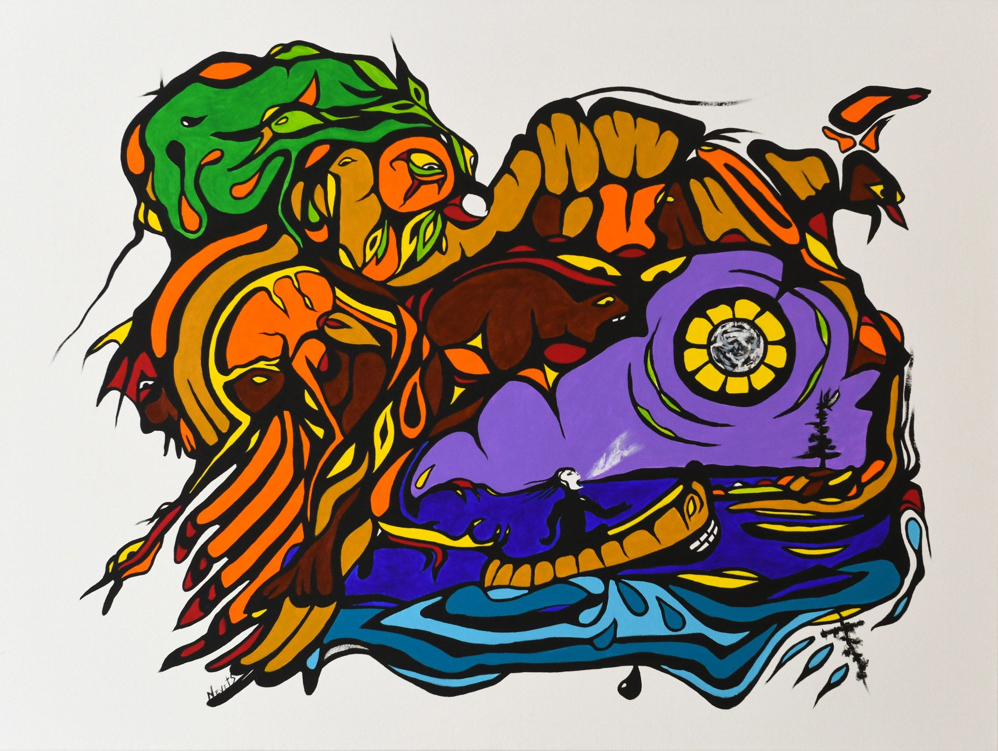 Steven Brunelle, Thunder Birds of Wendake, 2022