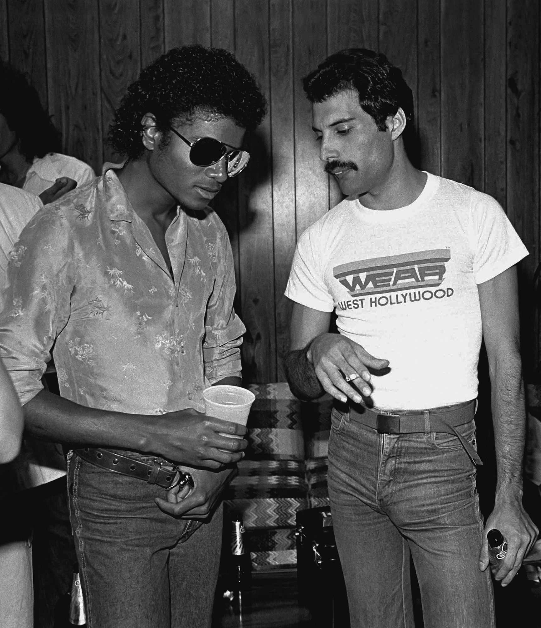 Neal Preston, Michael Jackson and Freddie Mercury, The Forum, Los Angeles, CA, 1980