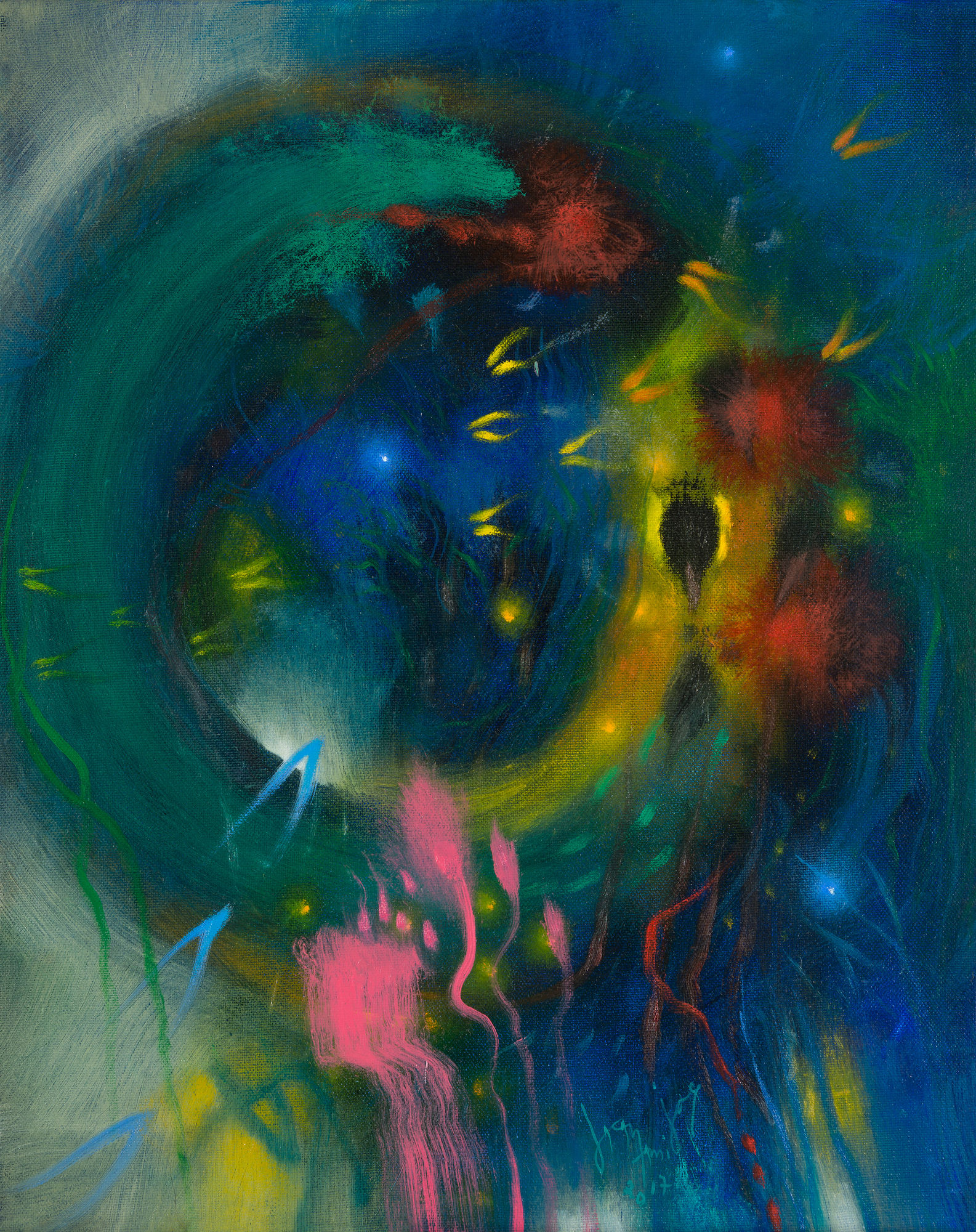 Carlos Jacanamijoy, Voces y Silencio I , 2017