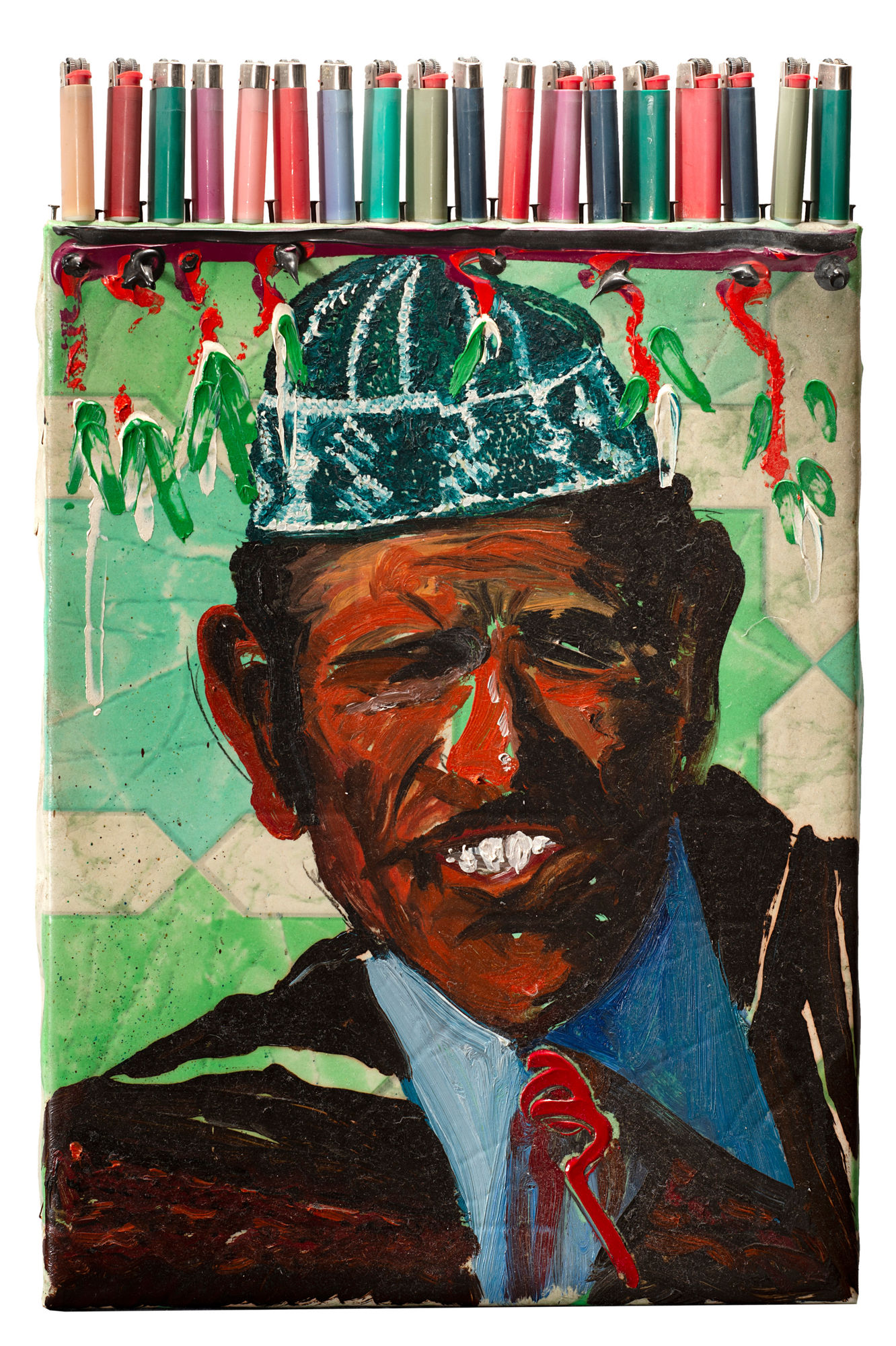 Aldo Mondino, Che ci sorrida sempre così , 1987