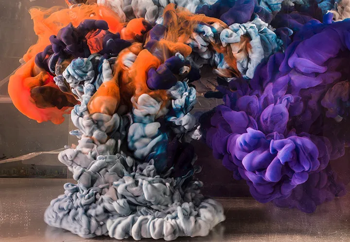 Kim Keever, Abstract 33381b, 2017