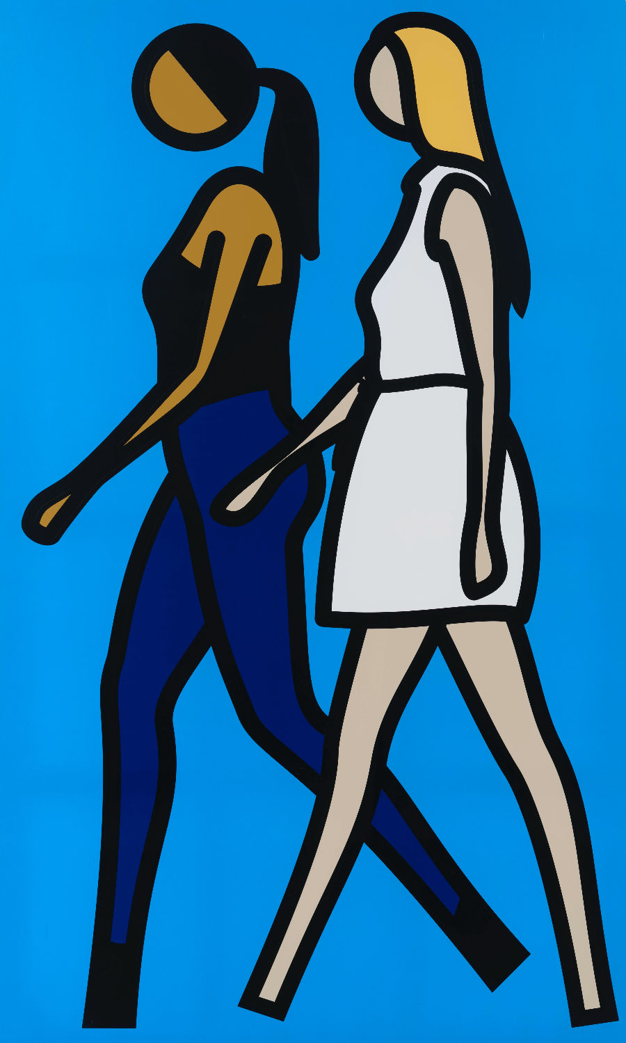 Julian Opie, Imogen and Tina.1 , 2016