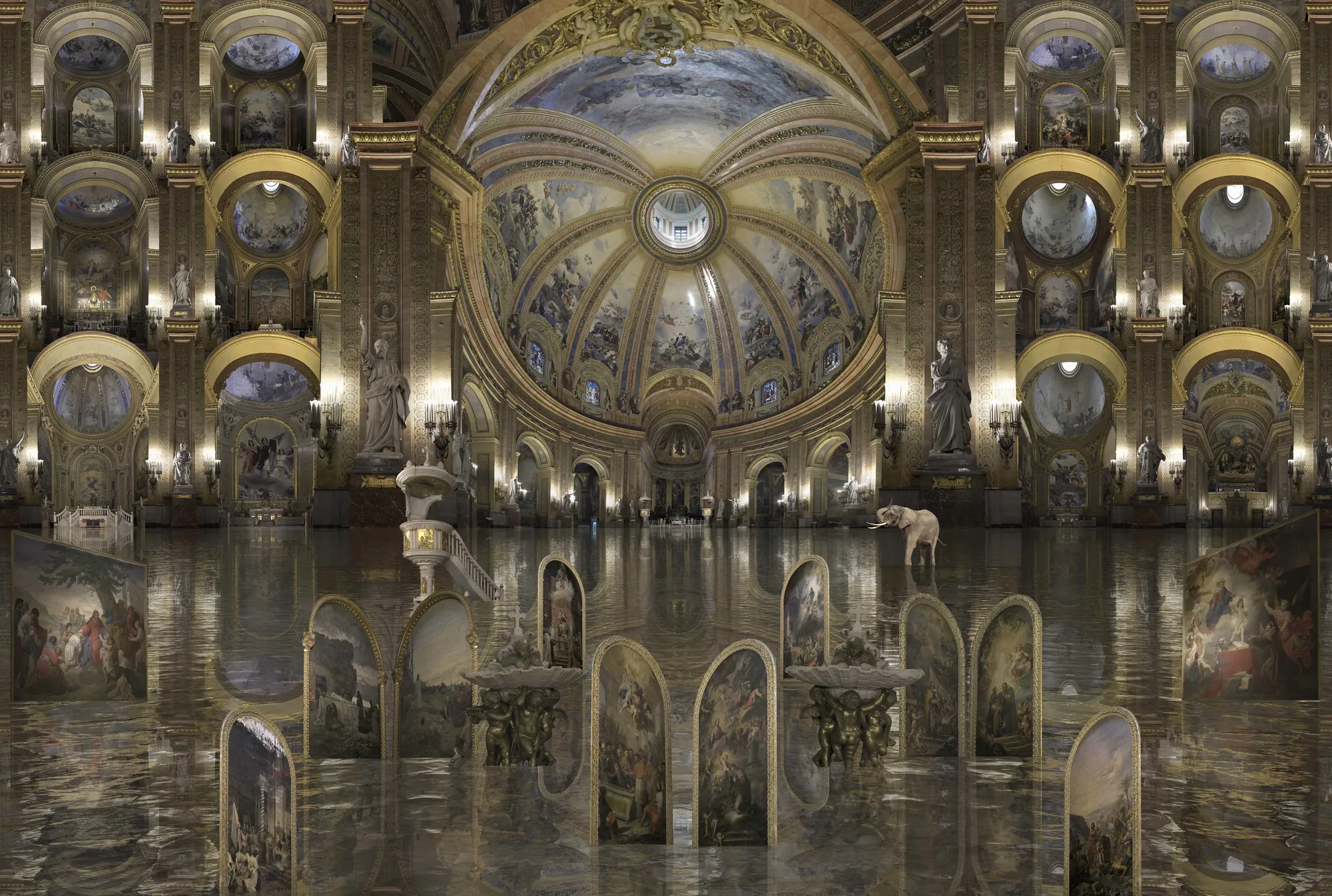 Jean-François Rauzier, Basilica de san Francisco el Grande (Spain), 2024