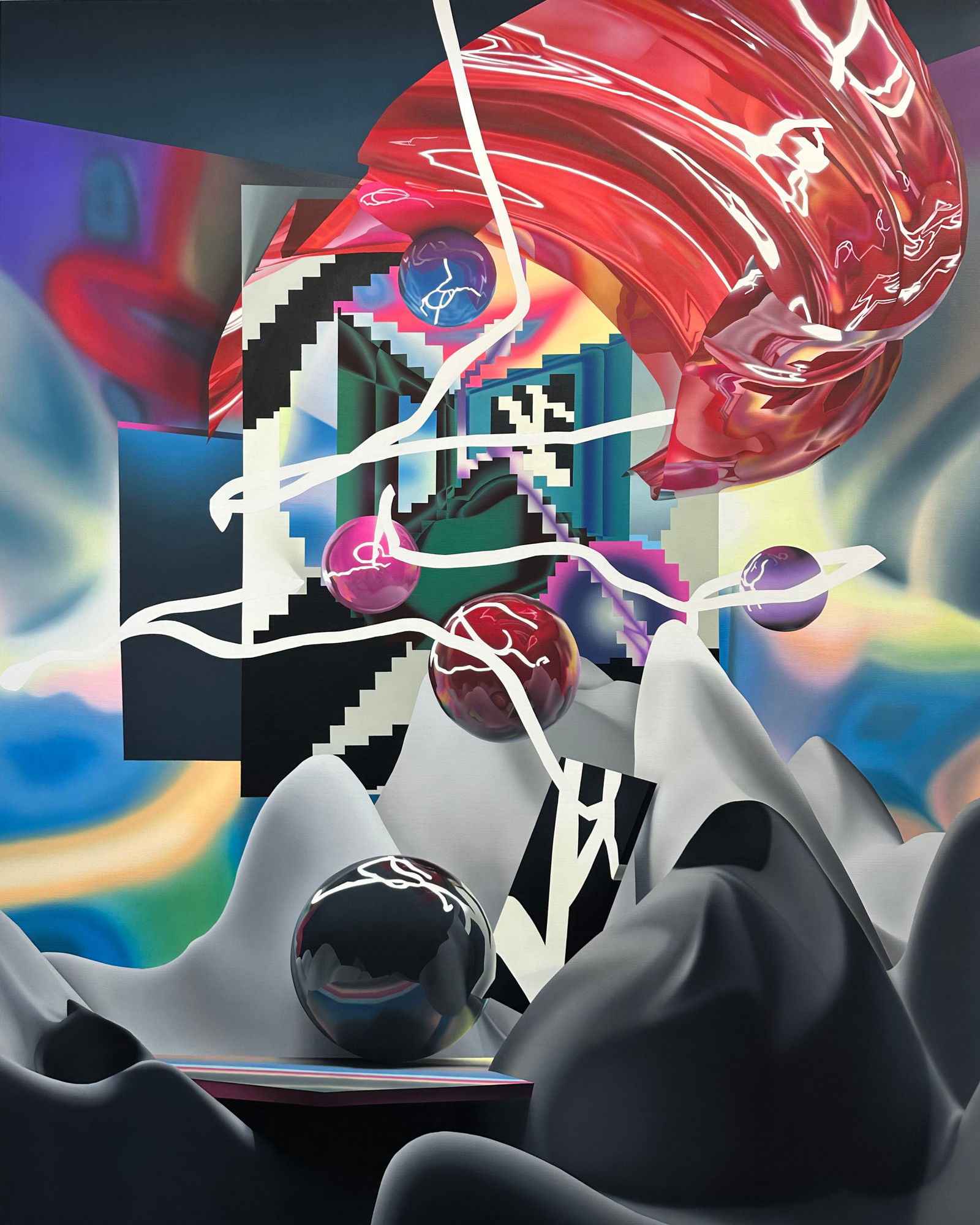 Yousha Bashir, Untitled From 'The Third Space series', 2022