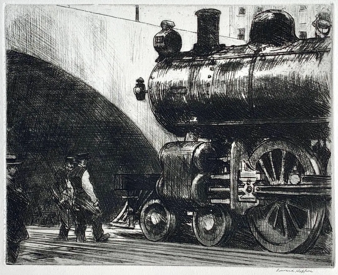 Edward Hopper, The Locomotive, 1922