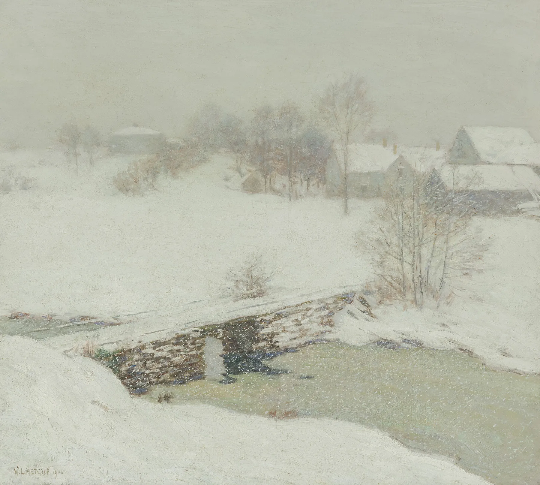 Willard L. Metcalf, The White Mantle, 1906