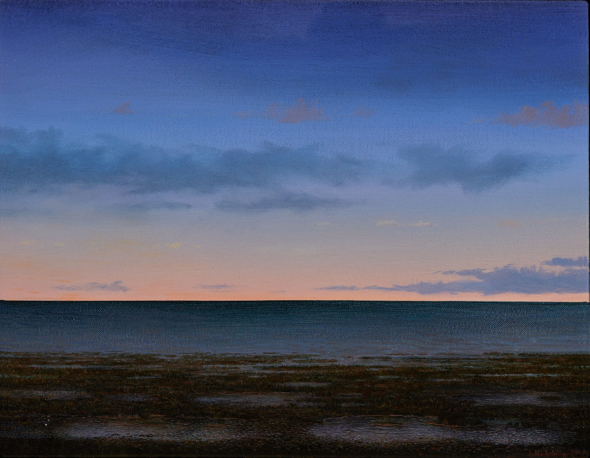 Adam Nudelman, Dusk at Rickett's Point, 2023