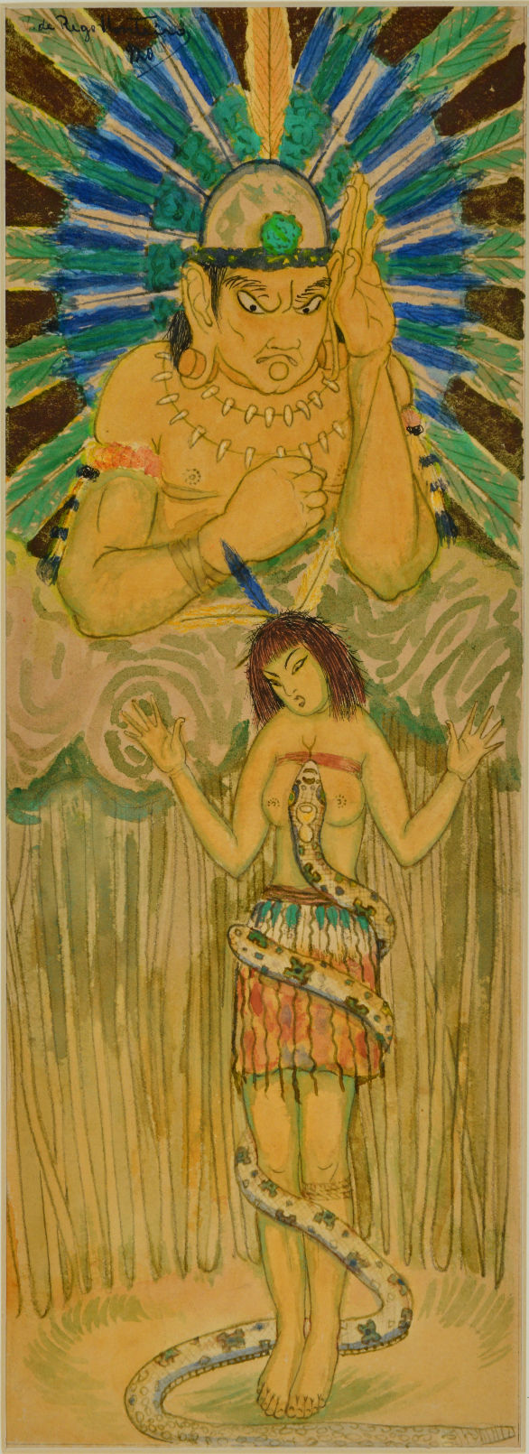Vicente do Rego Monteiro, Lenda Amazônica, 1920