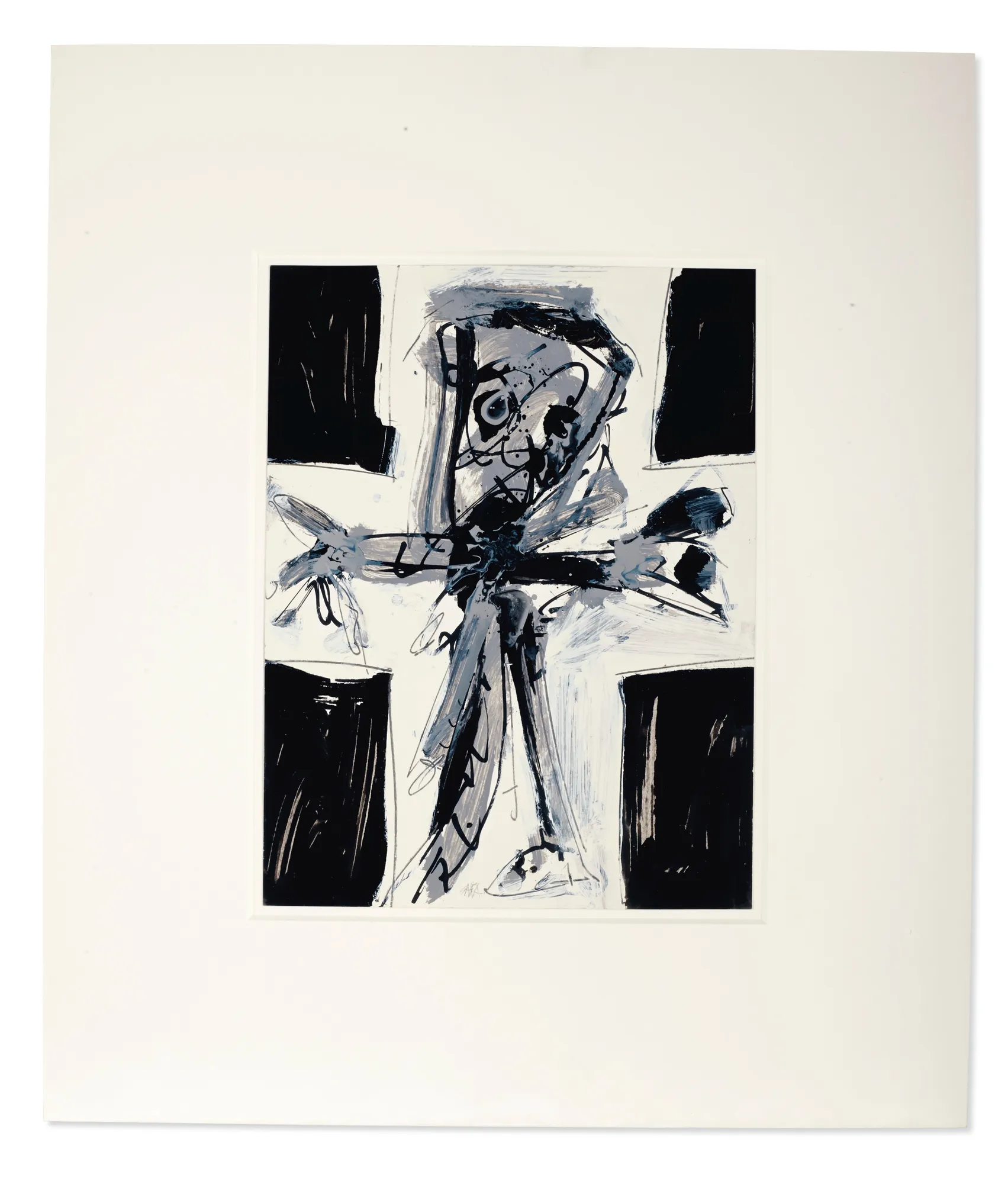 Antonio Saura, Crucifixion, 1973