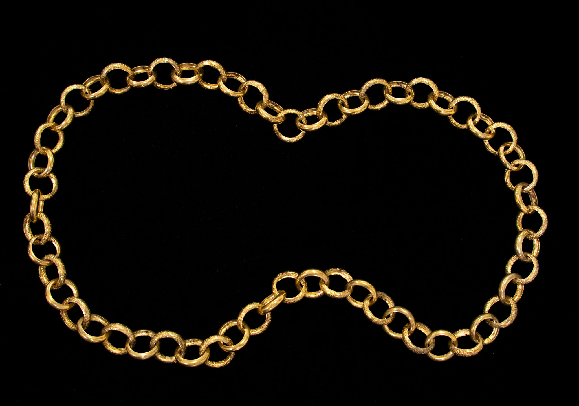 Bijoux, Collier à maillons, XIXe siècle