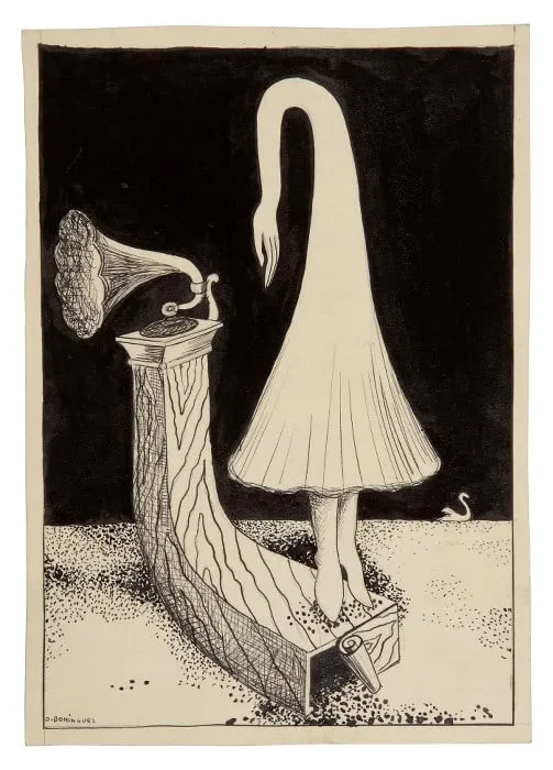 Oscar Dominguez, Les souvenirs de l'avenir, 1938