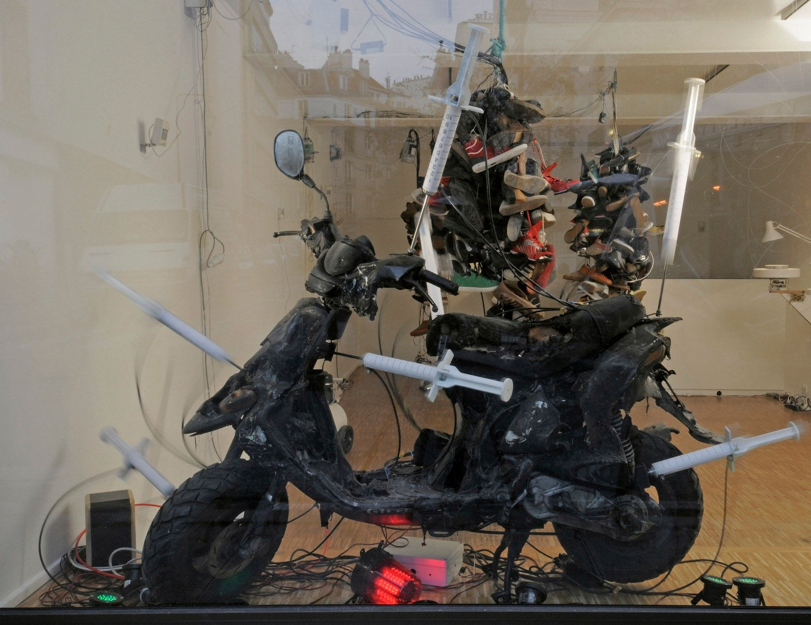 Malachi Farrell Money Junky's installation