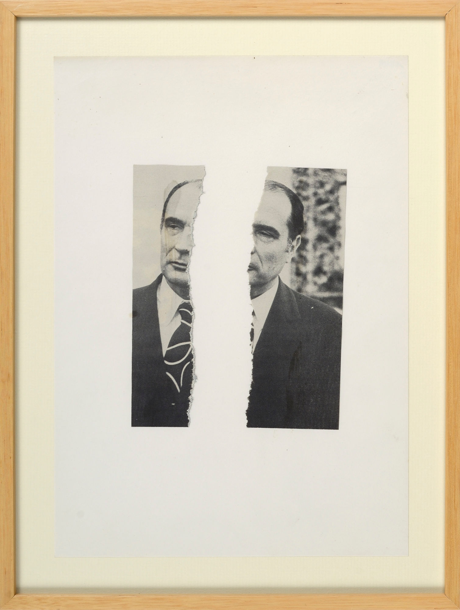 Gil Joseph Wolman Mitterrand papier séparé sur Canson 30 x 21 cm (disponible) 30 x 21 cm (available)