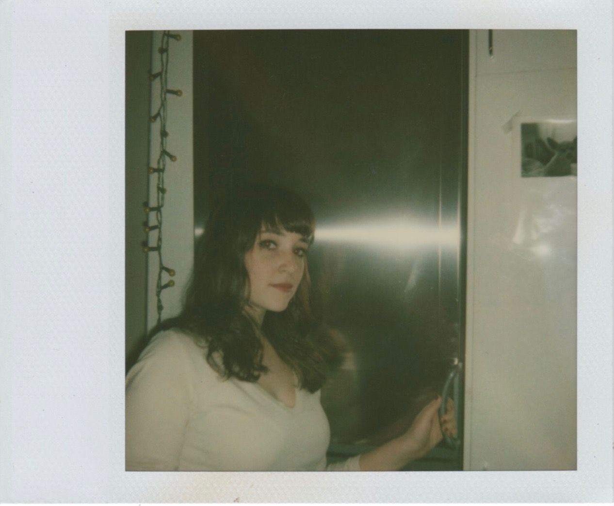 Emma Bee Bernstein, Untitled (Emma with string of lights on left), 2003-2005