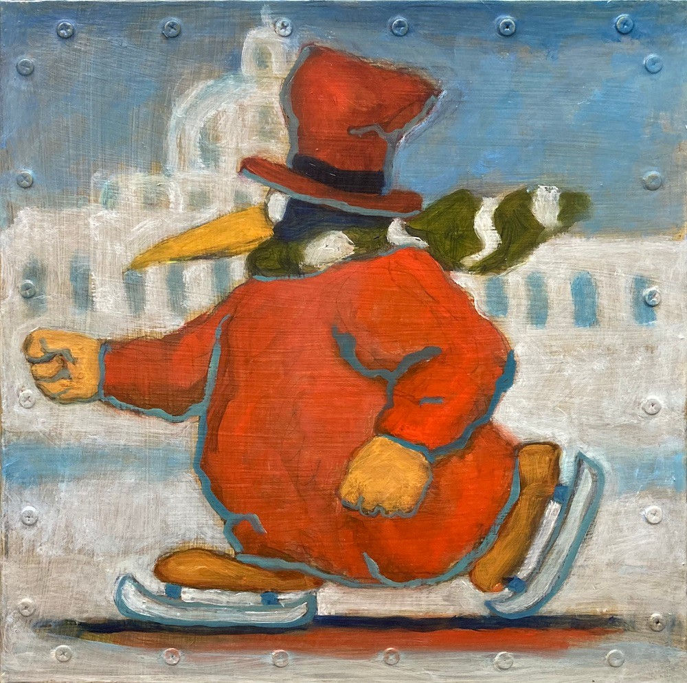 Santiago Perez, Skating Past The Capitol, 2025