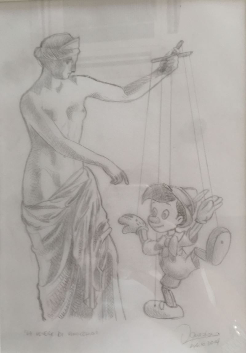 Giuseppe Veneziano, La Venere di Pinocchio, 2014