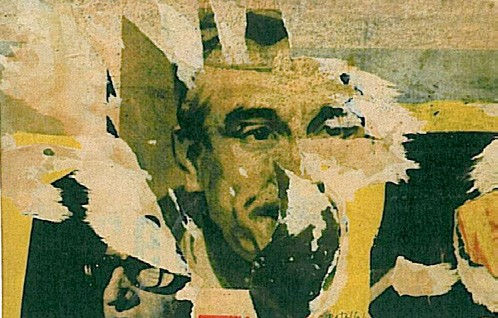 Mimmo Rotella, L'Attore, 1961