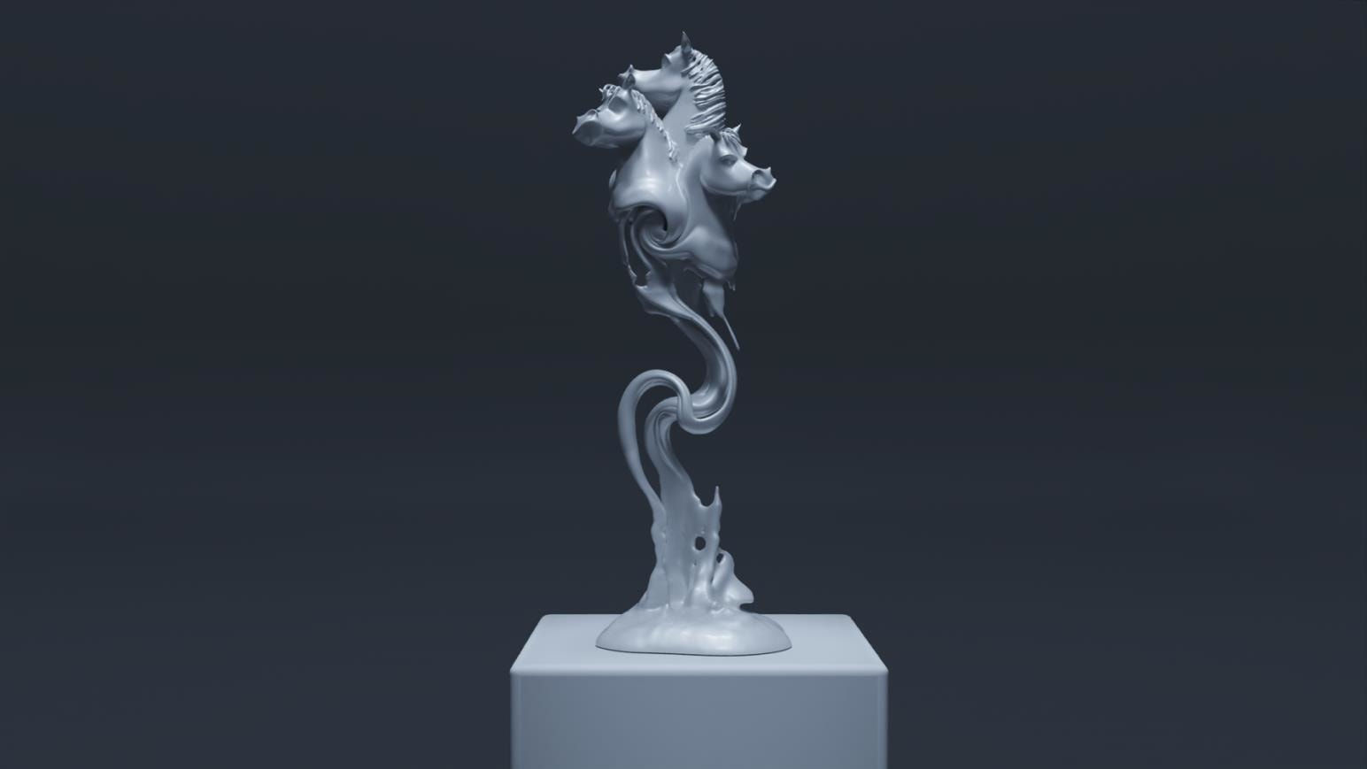 Anna Chekh, Three Headed, 2022