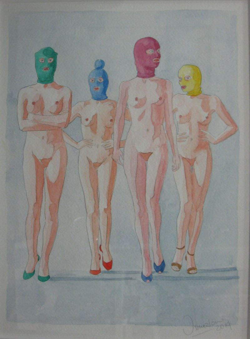 Giuseppe Veneziano, Pussy Riot, 2014