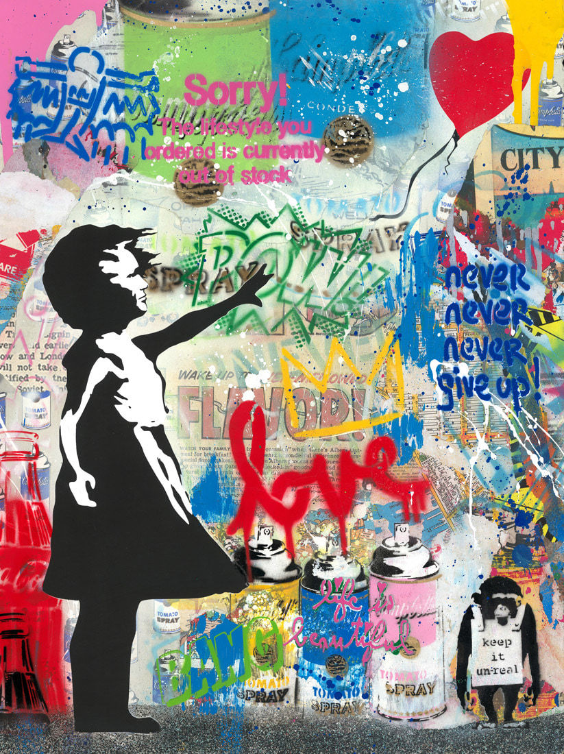 Mr. Brainwash, Ballon Girl, 2023