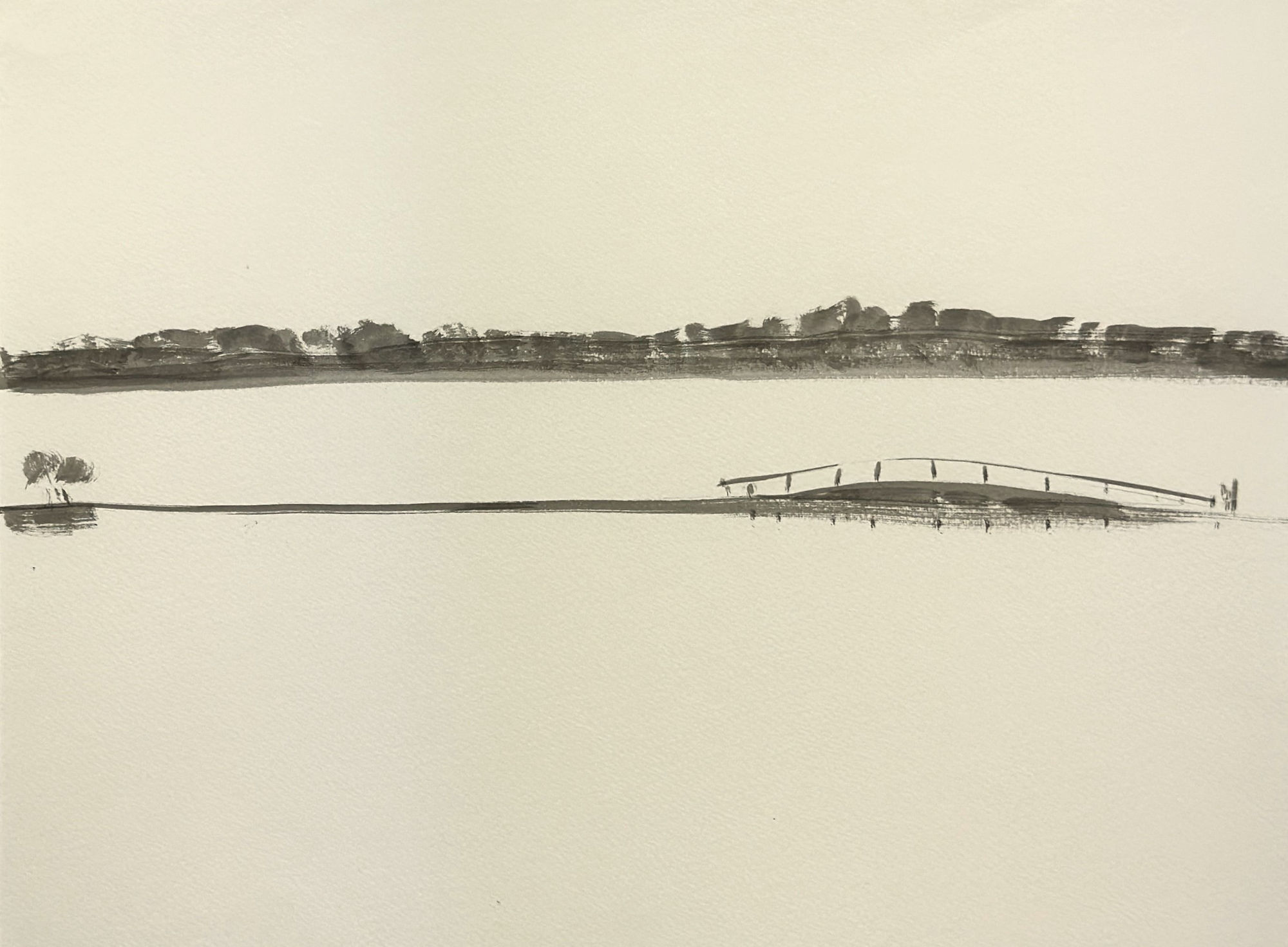 Andrew Sayers, Wallaga Lake Bridge II, 2012