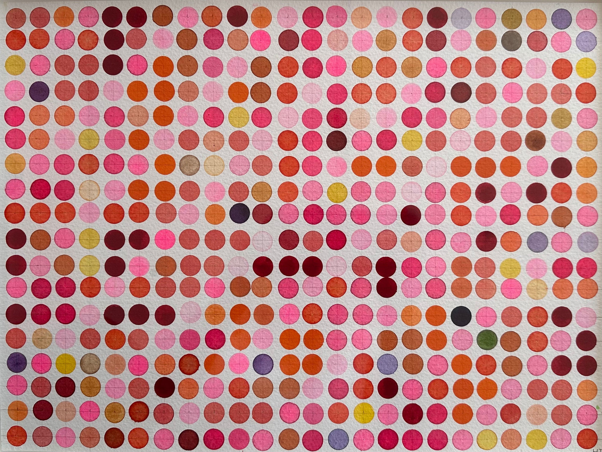 Helen Ireland, Opera Pink Circles, 2020
