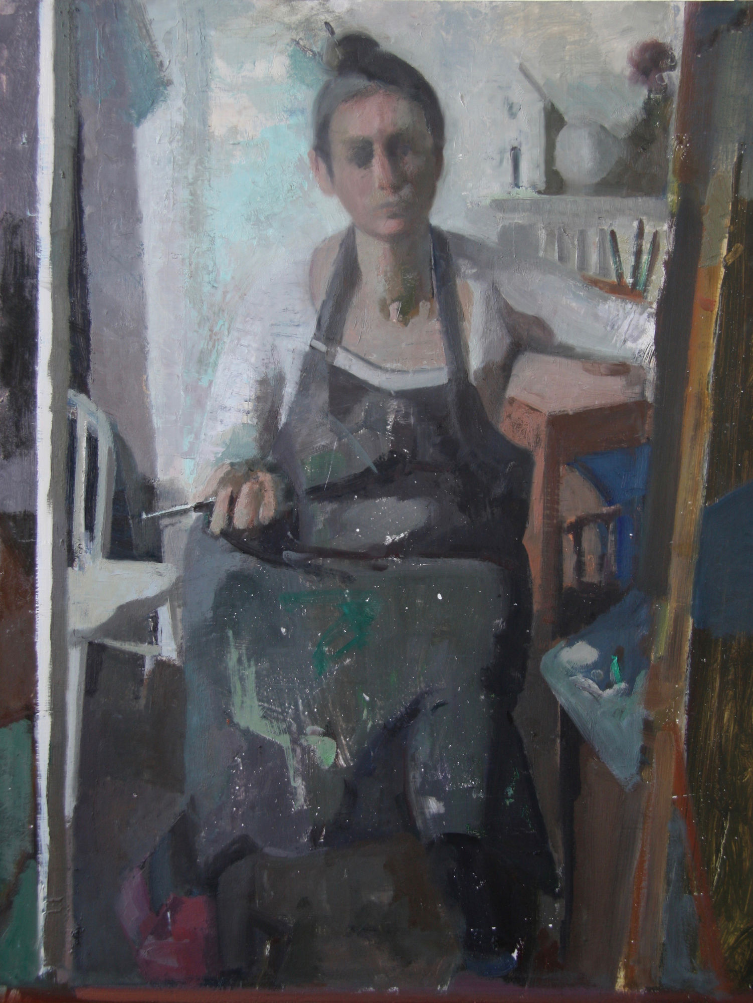 Clare Haward, Artist in Her Studio, 2022
