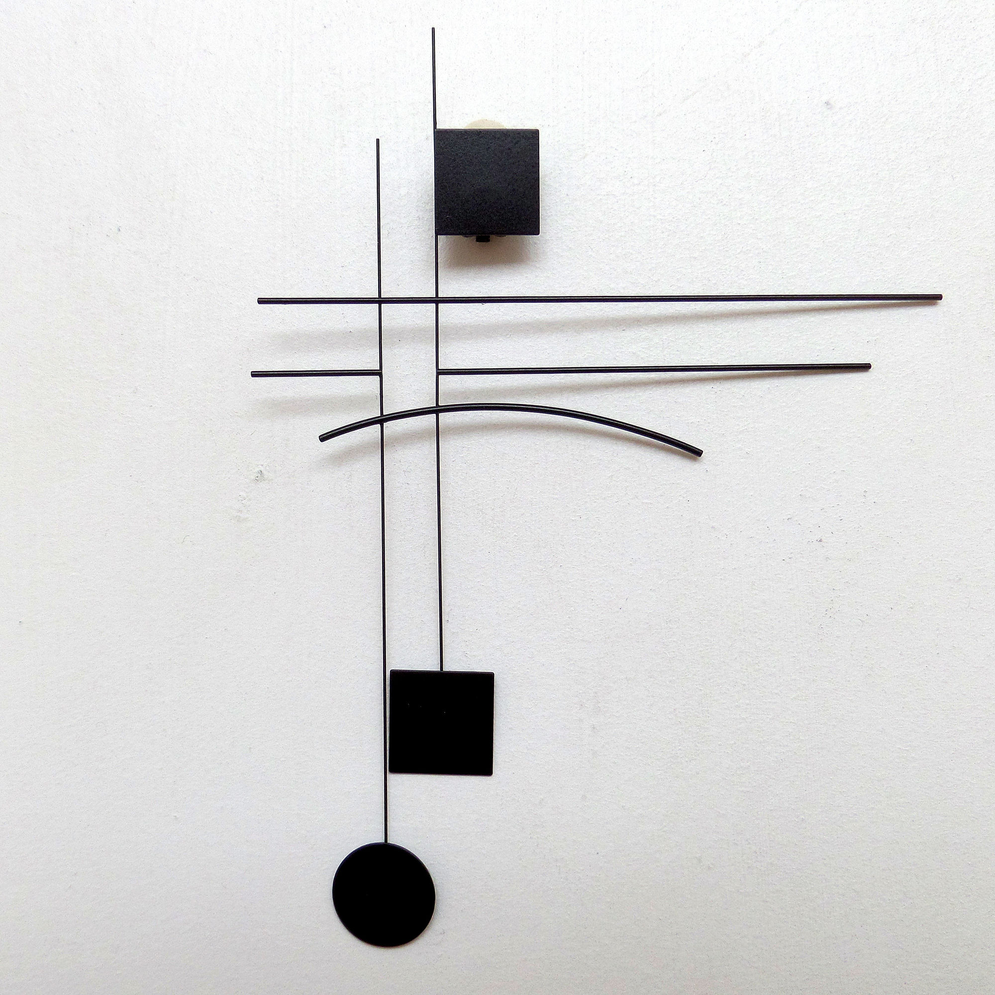 Odile DECQ, Lignes points, BO 4/15 Noir, 2018