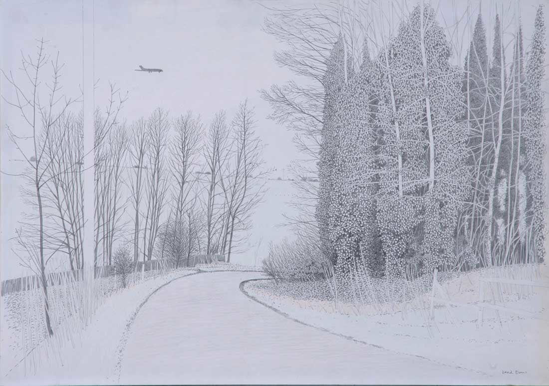 David Evans ARCA RSA RSW (1942-2020), A90, Towards the Bridges