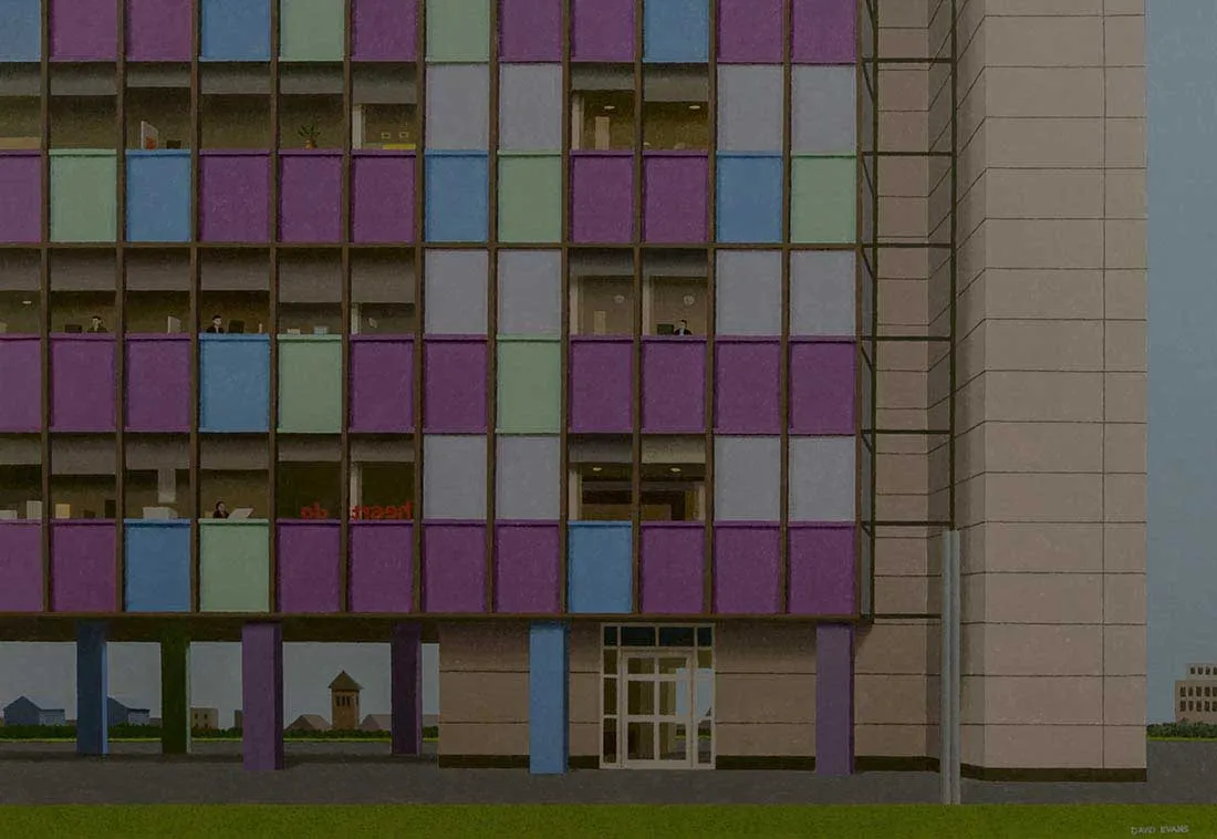 David Evans ARCA RSA RSW (1942-2020), The Office Block