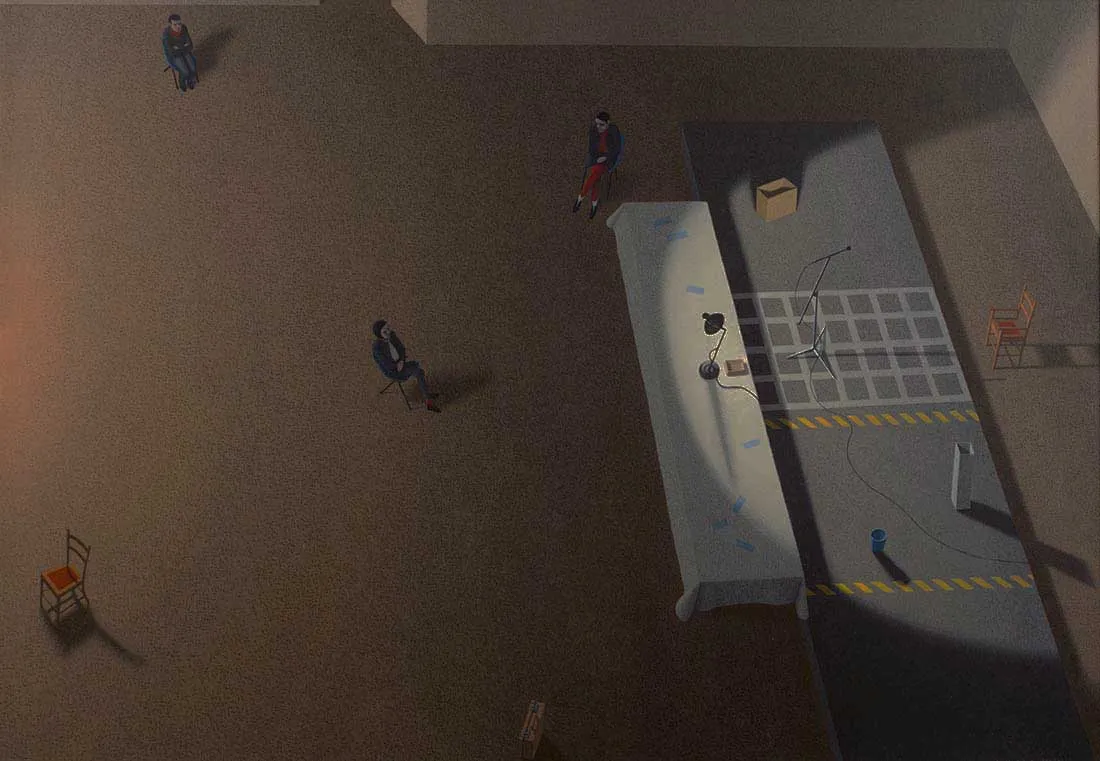 David Evans ARCA RSA RSW (1942-2020), The Red Chair