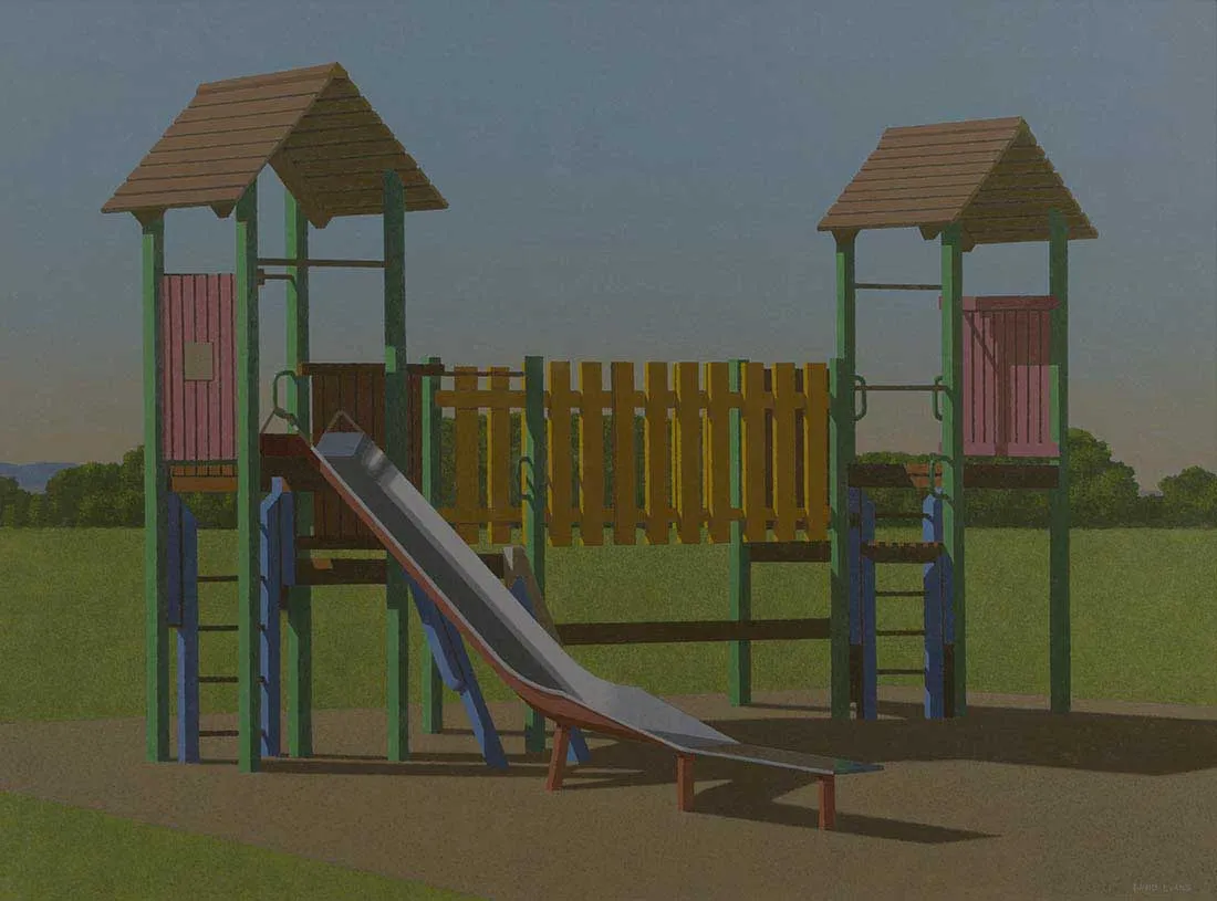 David Evans ARCA RSA RSW (1942-2020), The Playpark at North Berwick