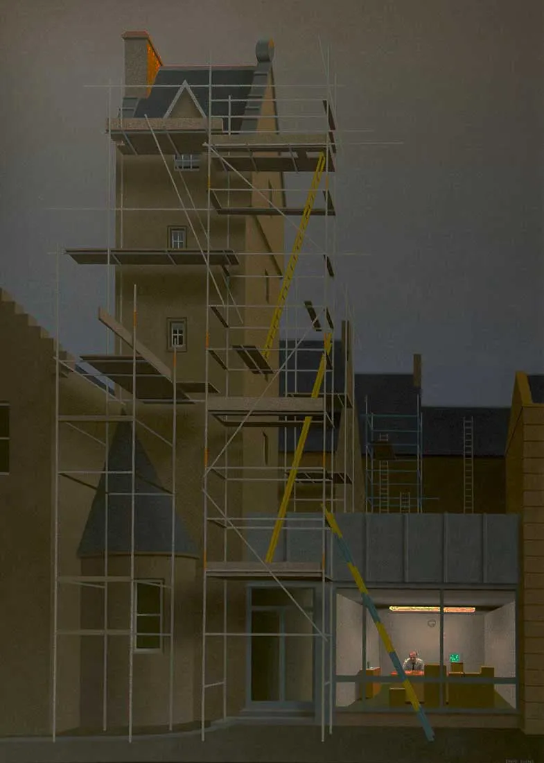 David Evans ARCA RSA RSW (1942-2020), Restoring the Tower