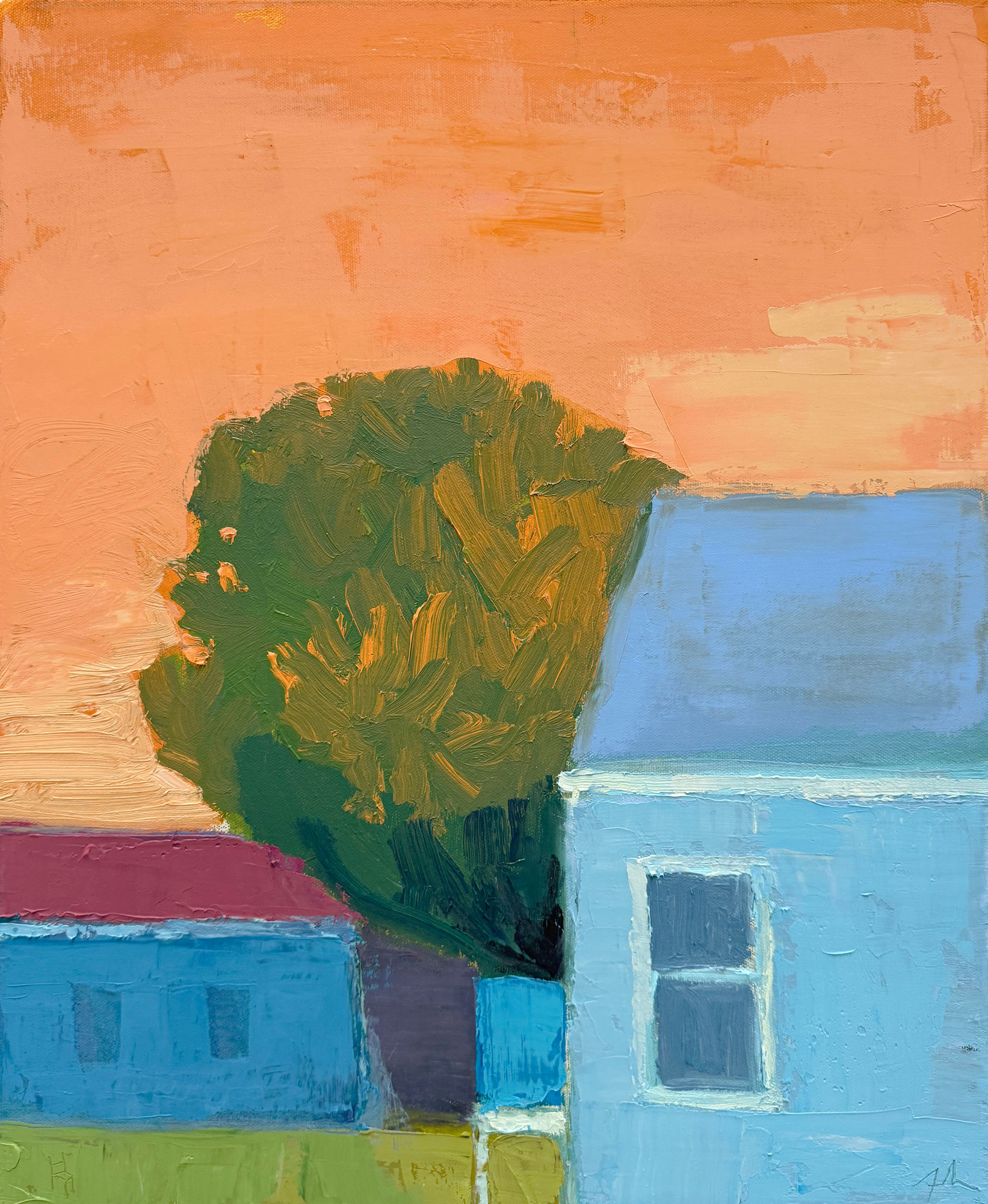 Andrew Faulkner, Farmhouse View, 2024