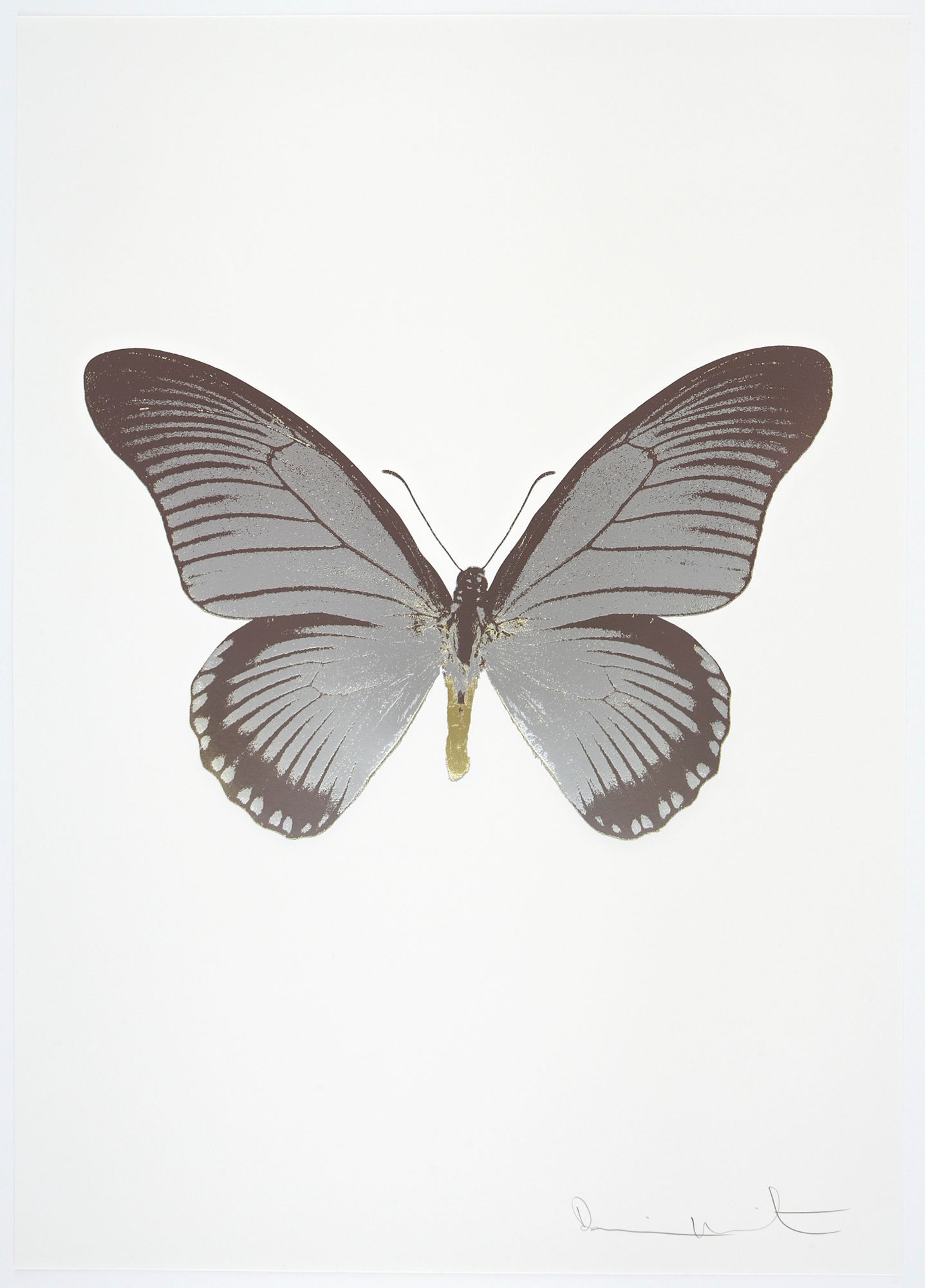 Damien Hirst, The Souls IV - Silver Gloss/Gunmetal/Cool Gold, 2010