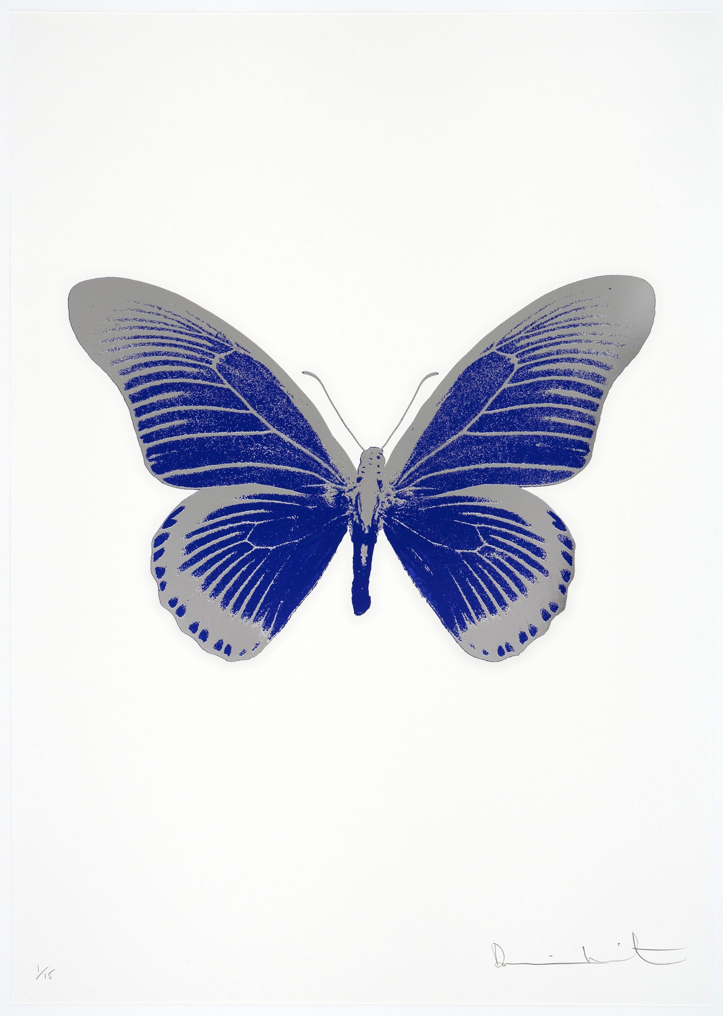 Damien Hirst, The Souls IV - Westminster Blue/Silver Gloss, 2010