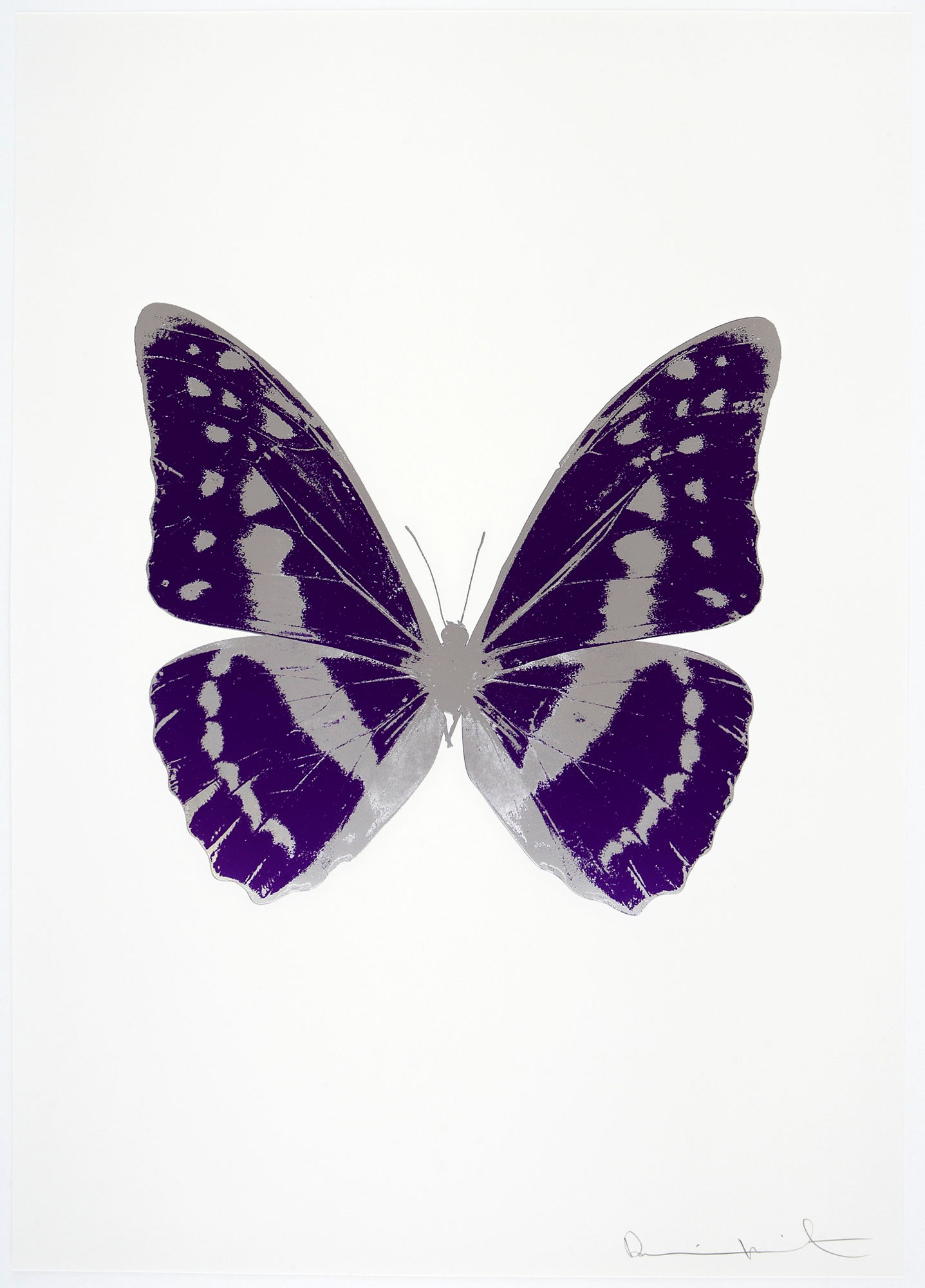Damien Hirst, The Souls III - Imperial Purple/Silver Gloss/Silver Gloss, 2010