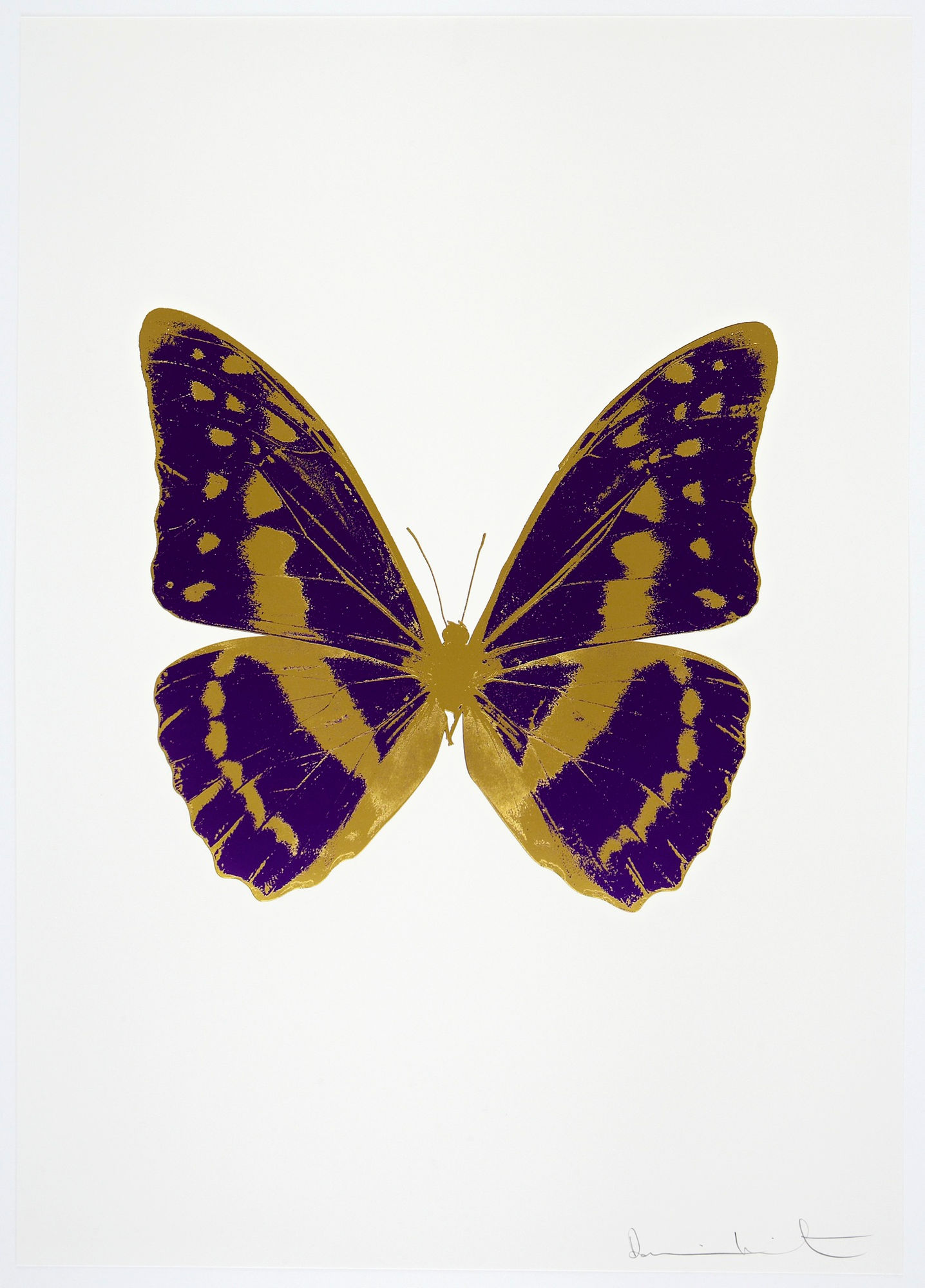 Damien Hirst, The Souls III - Imperial Purple/Oriental Gold/Oriental Gold, 2010