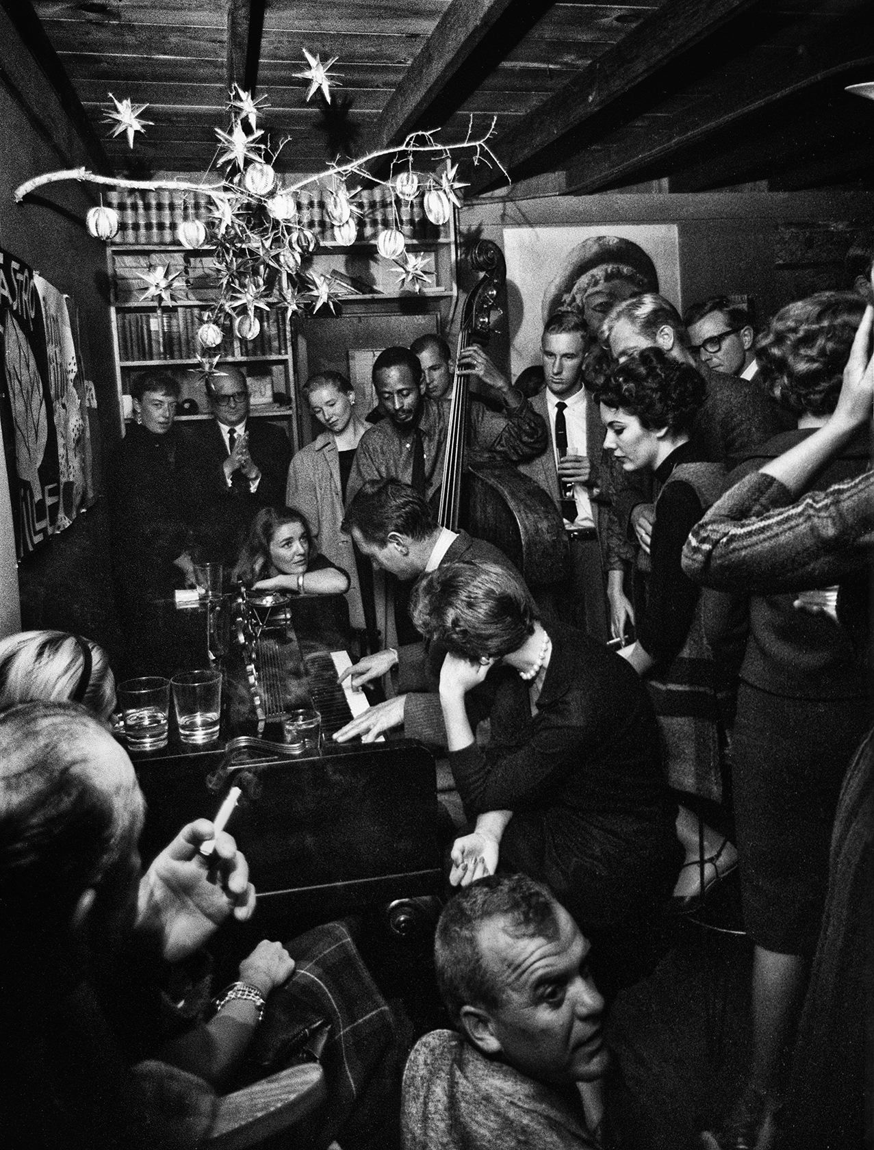 Fred Lyon, After Hours Jazz Session, Monterey JazzFest, Cannery Row, 1958, printed later
