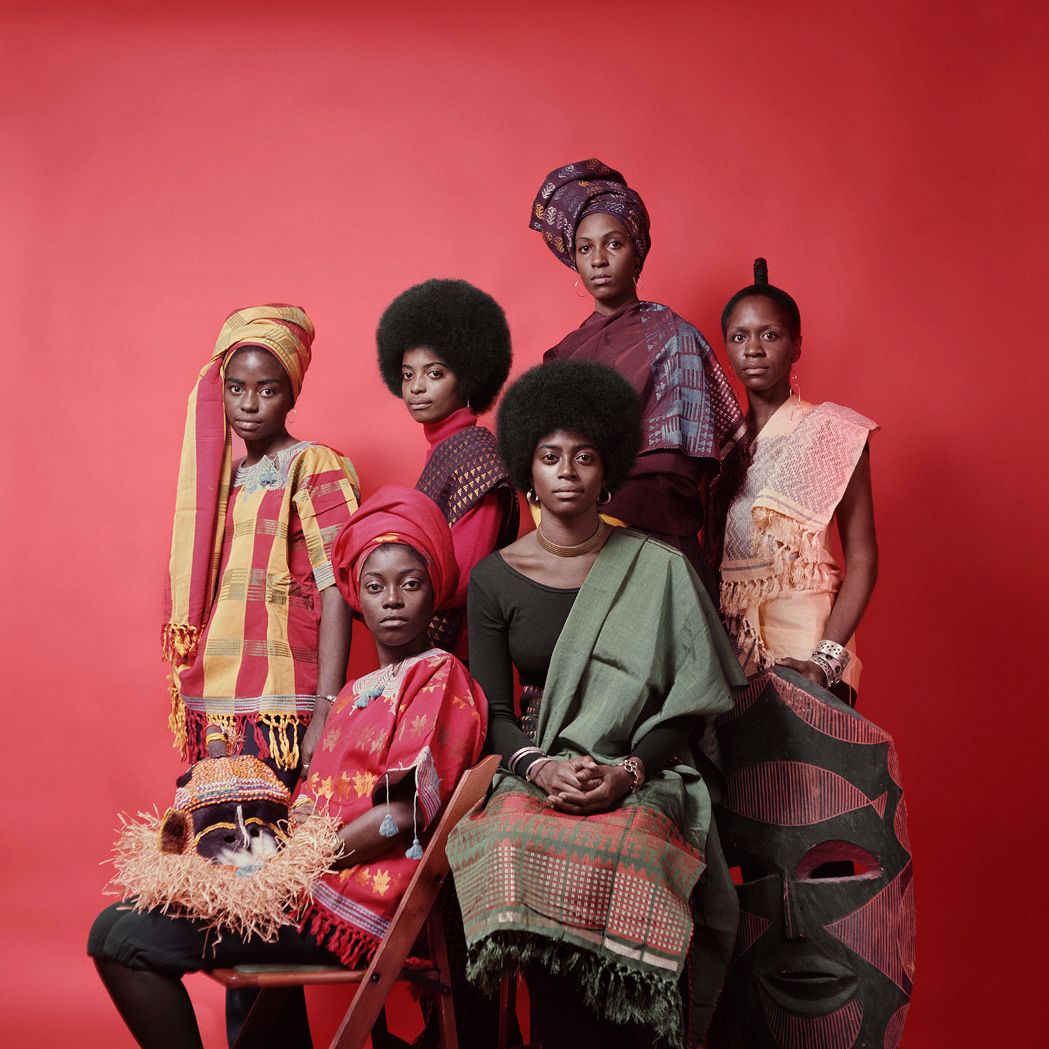Kwame Brathwaite, Untitled (Grandassa Models in Studio), 1972 c., printed 2022