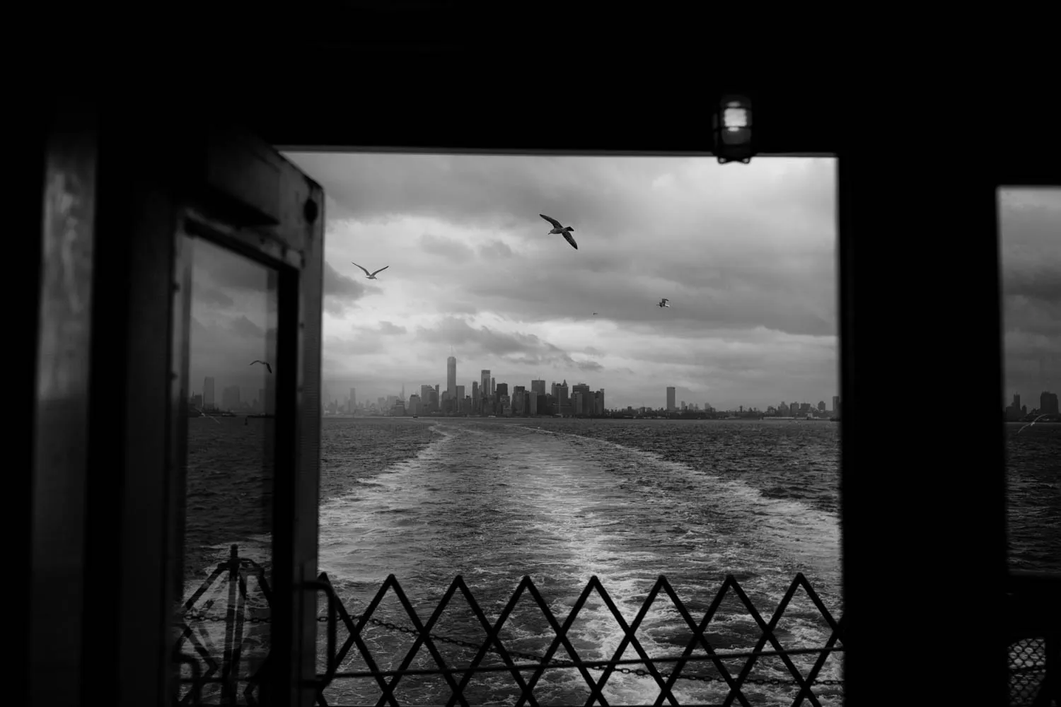 PHIL PENMAN, View from the Staten Island Ferry, 2020