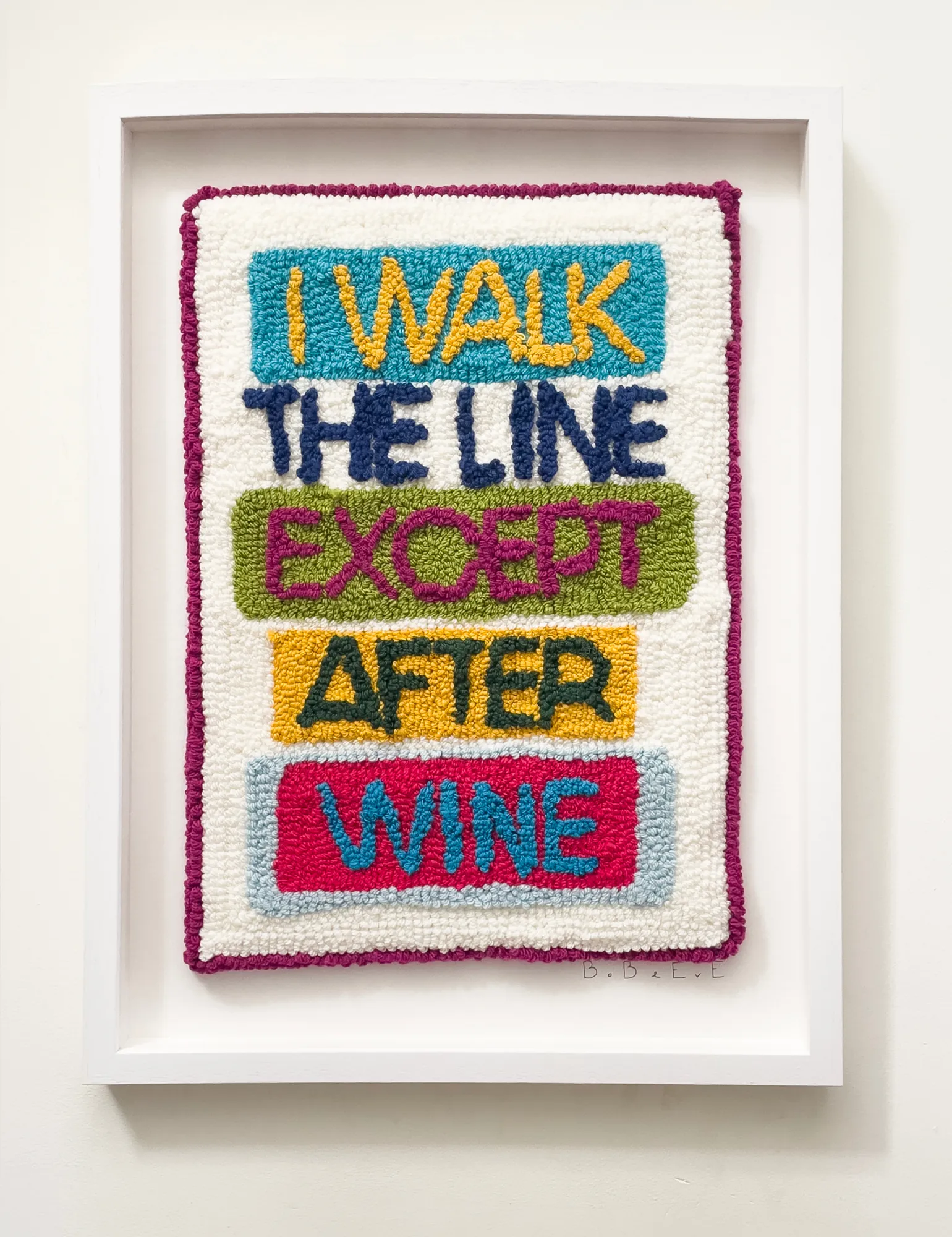 Bob & Eve, I Walk the Line Except After Wine