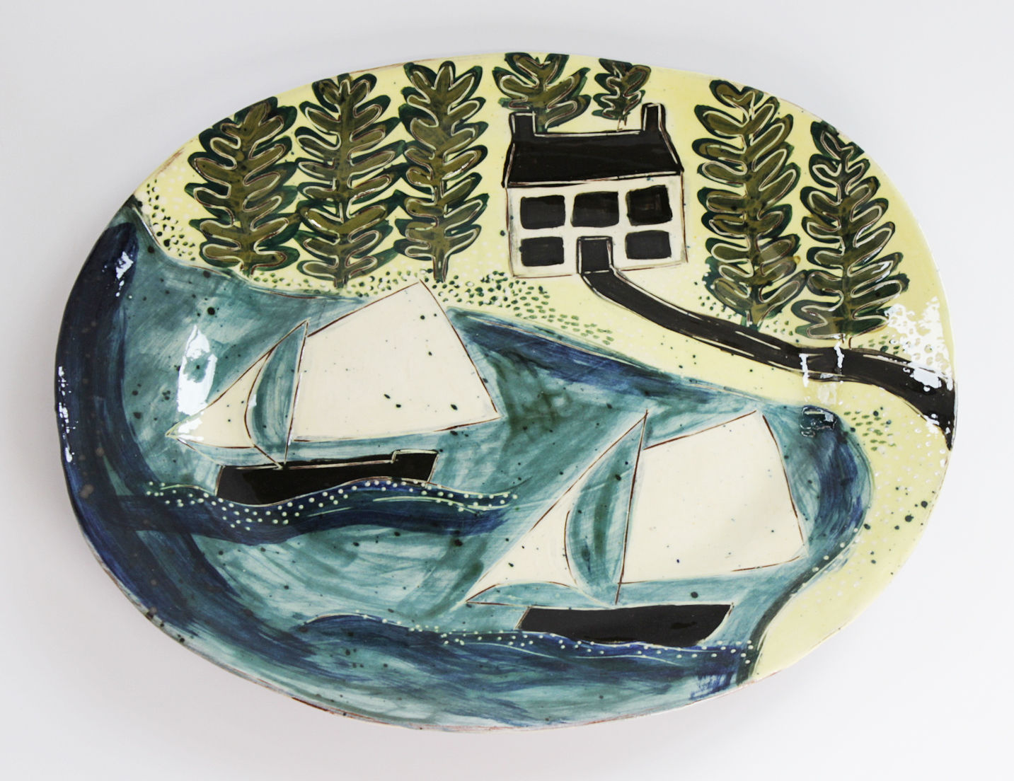 Anne Barrell, Two Ships and a Hiding House, 2021