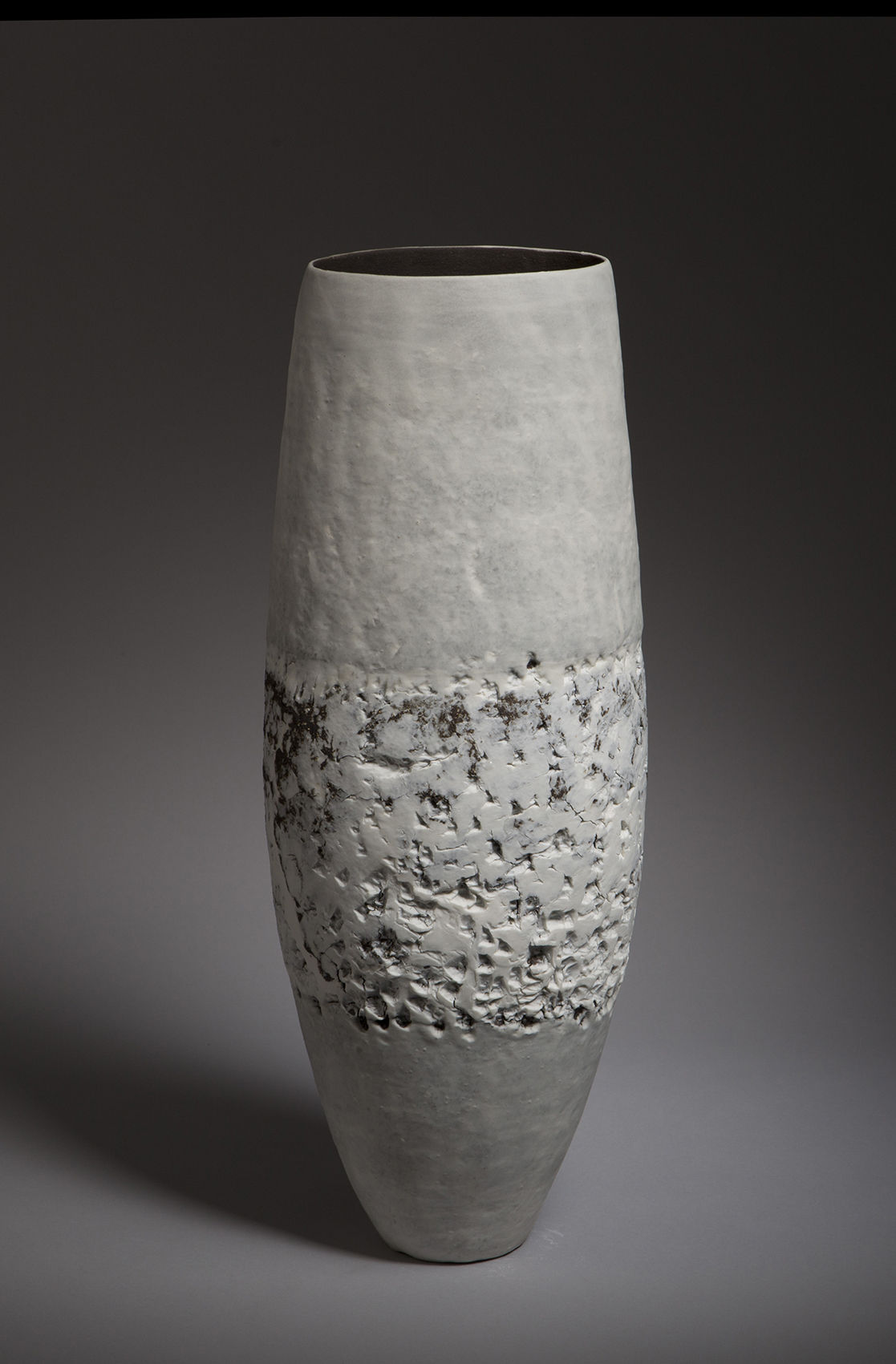 Gabriele Koch, Tall Porcelain-textured Vessel, 2021